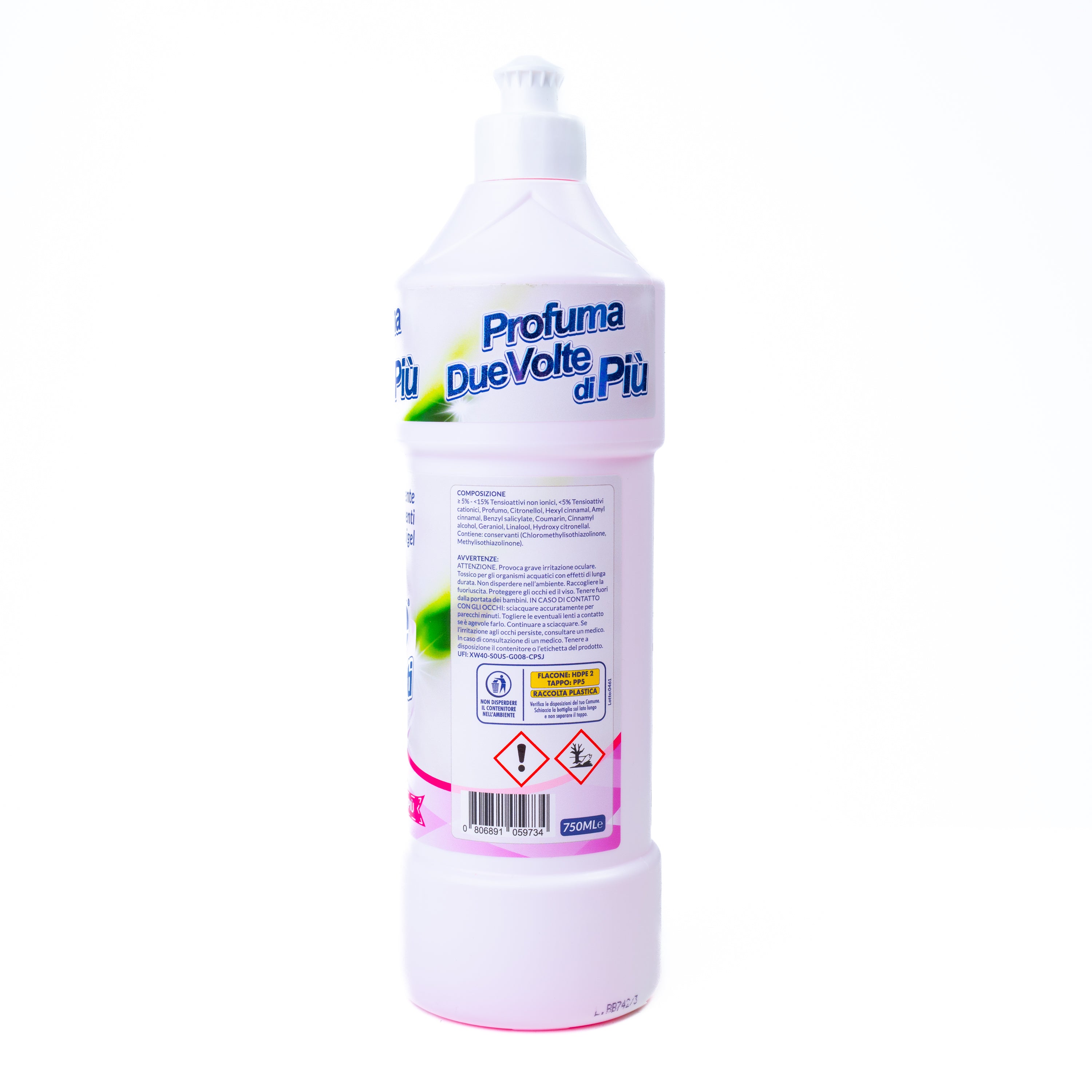 Detergent gel pentru pardoseli Floreal Deo Due, 750 ml