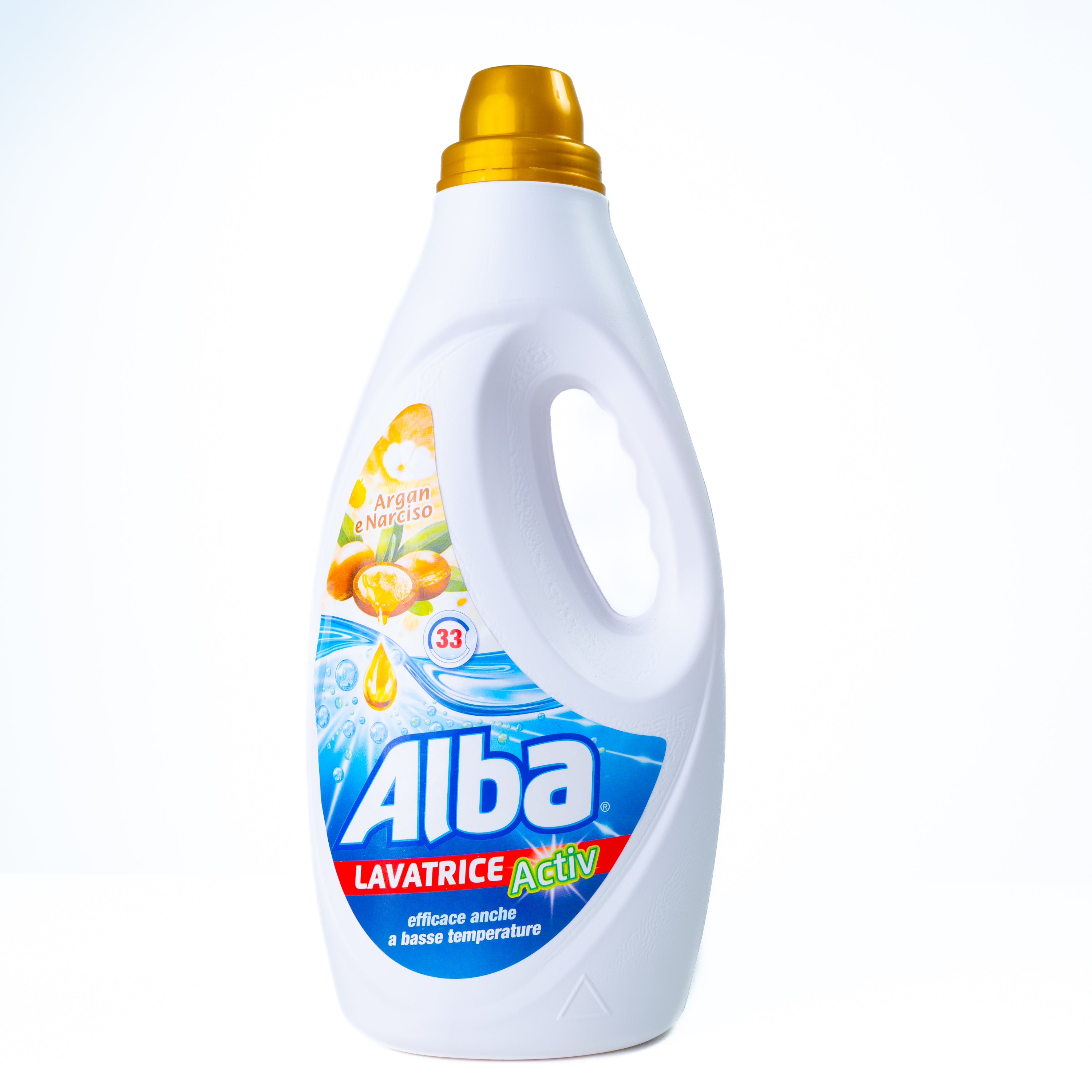 Detergent lichid Alba Activ Argan și Narcisă, 33 spălări, 1,85 L