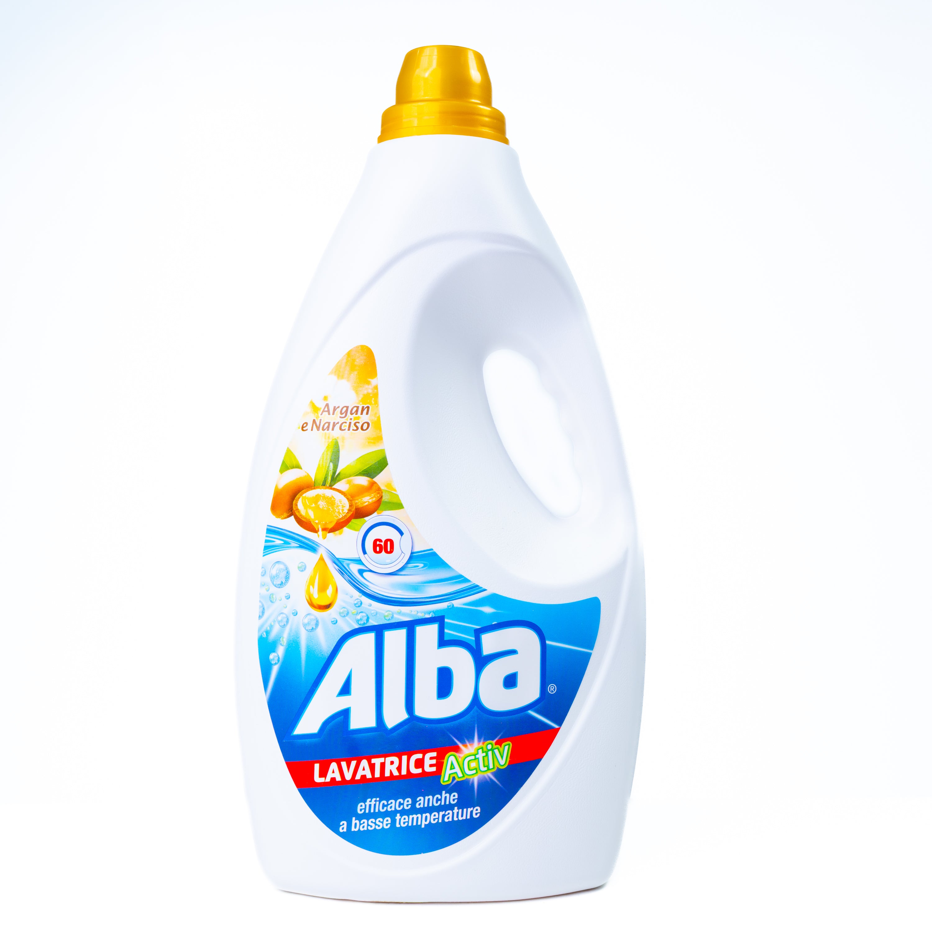 Detergent lichid Alba Activ Argan și Narcisă, 60 spălări, 3 L