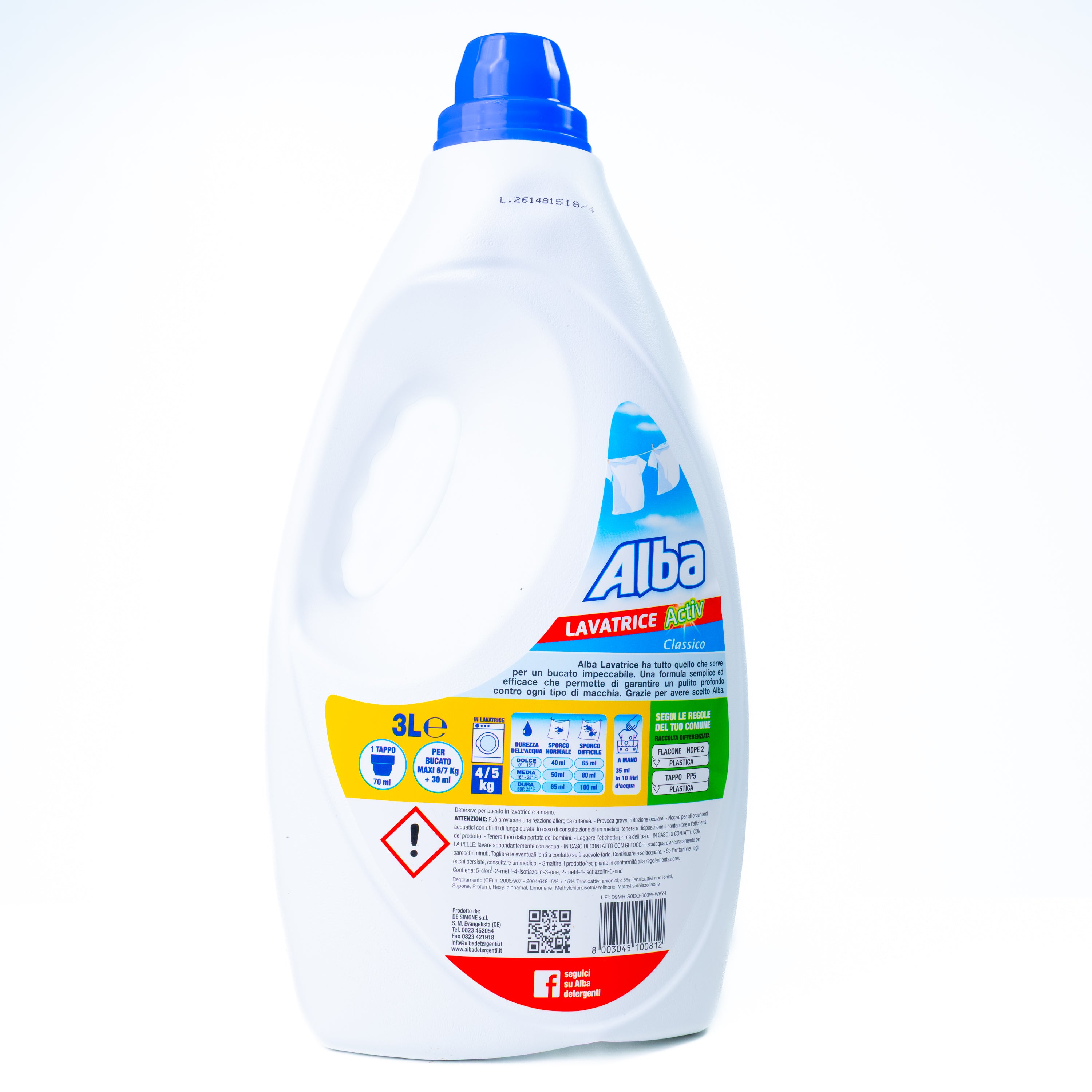 Detergent lichid Alba Activ Classic, 60 spălări, 3 L