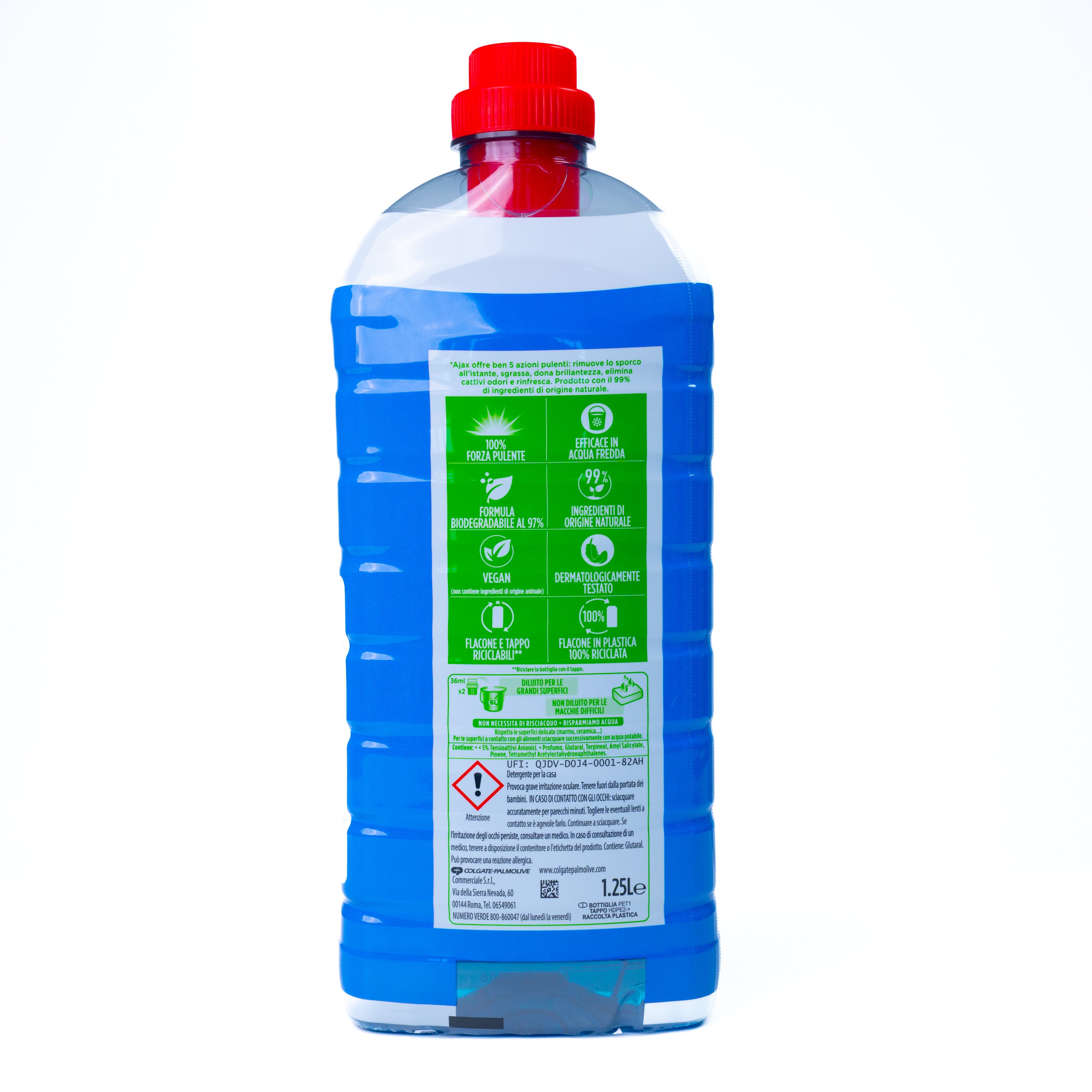 Detergent pentru pardoseli Ajax Classic, 1,25 L