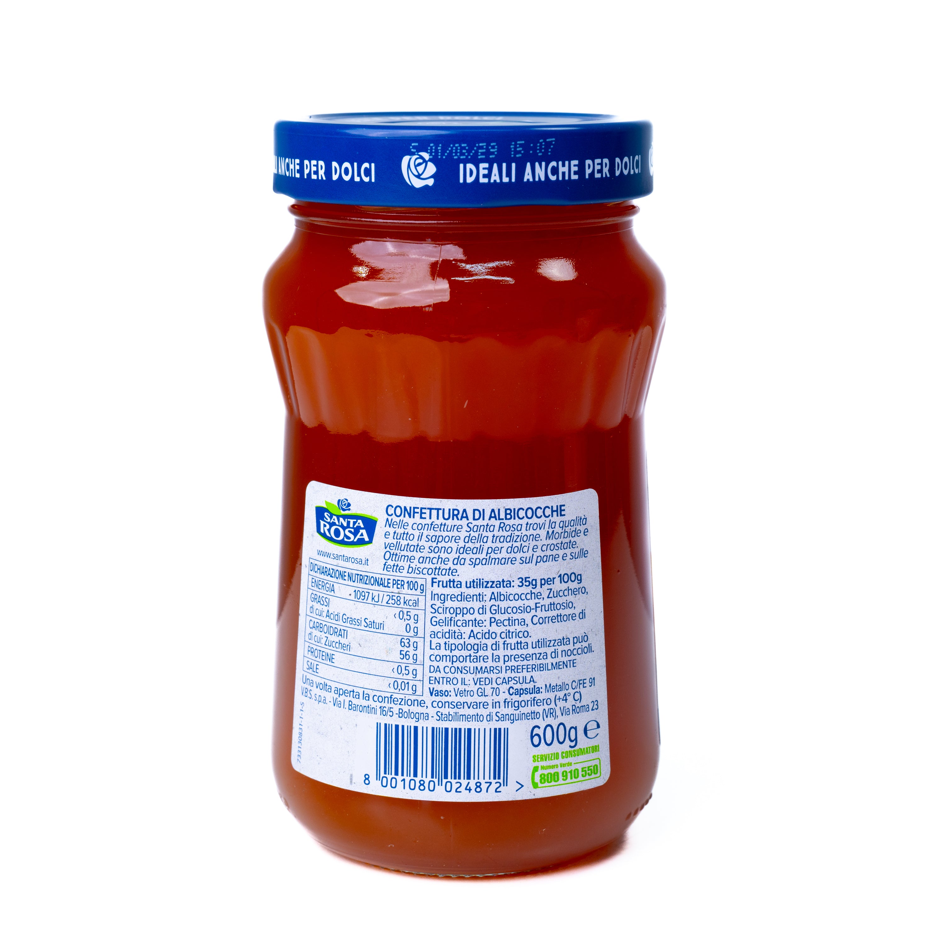 Dulceață de caise Santa Rosa, 600 g
