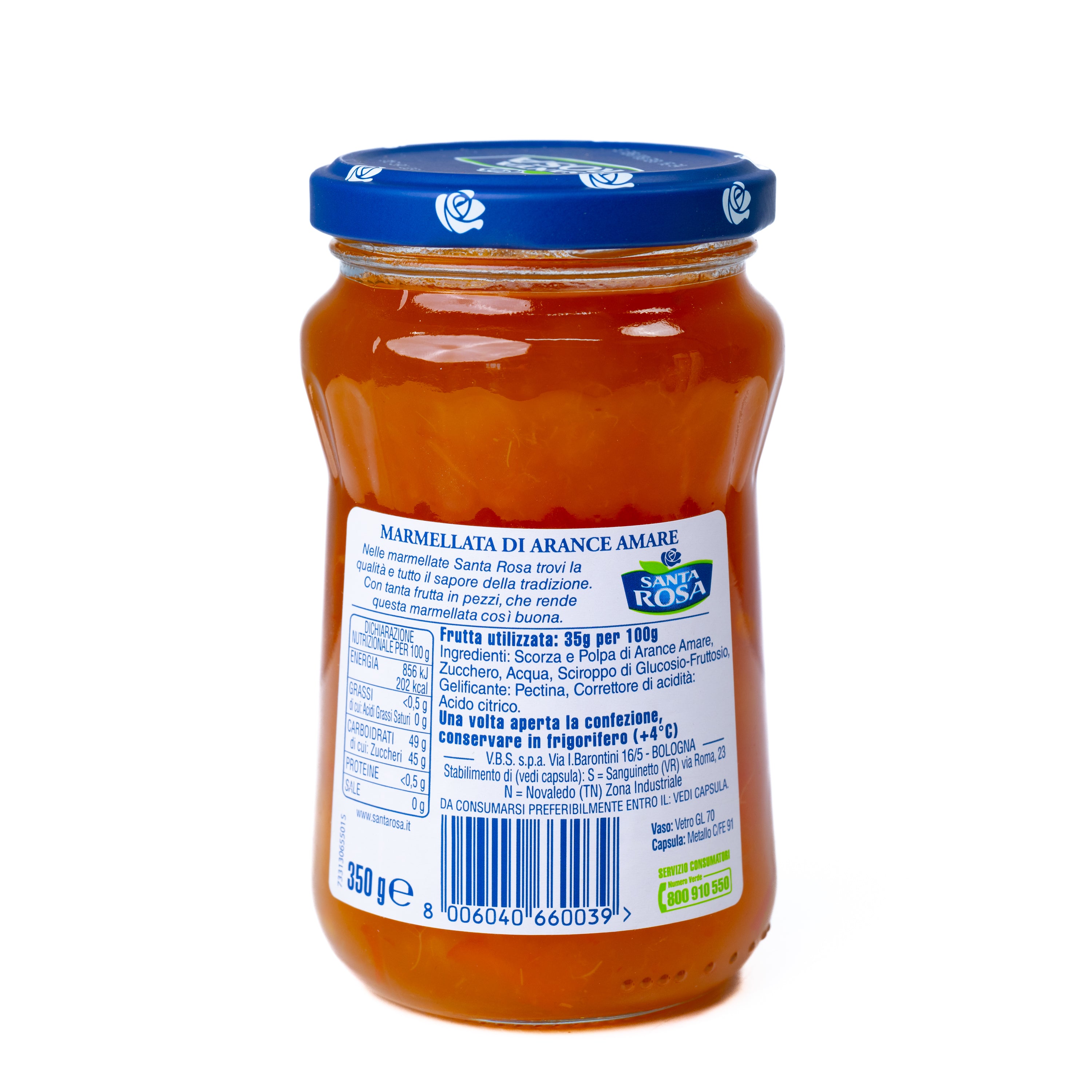 Dulceață de portocale amare Santa Rosa, 350 g