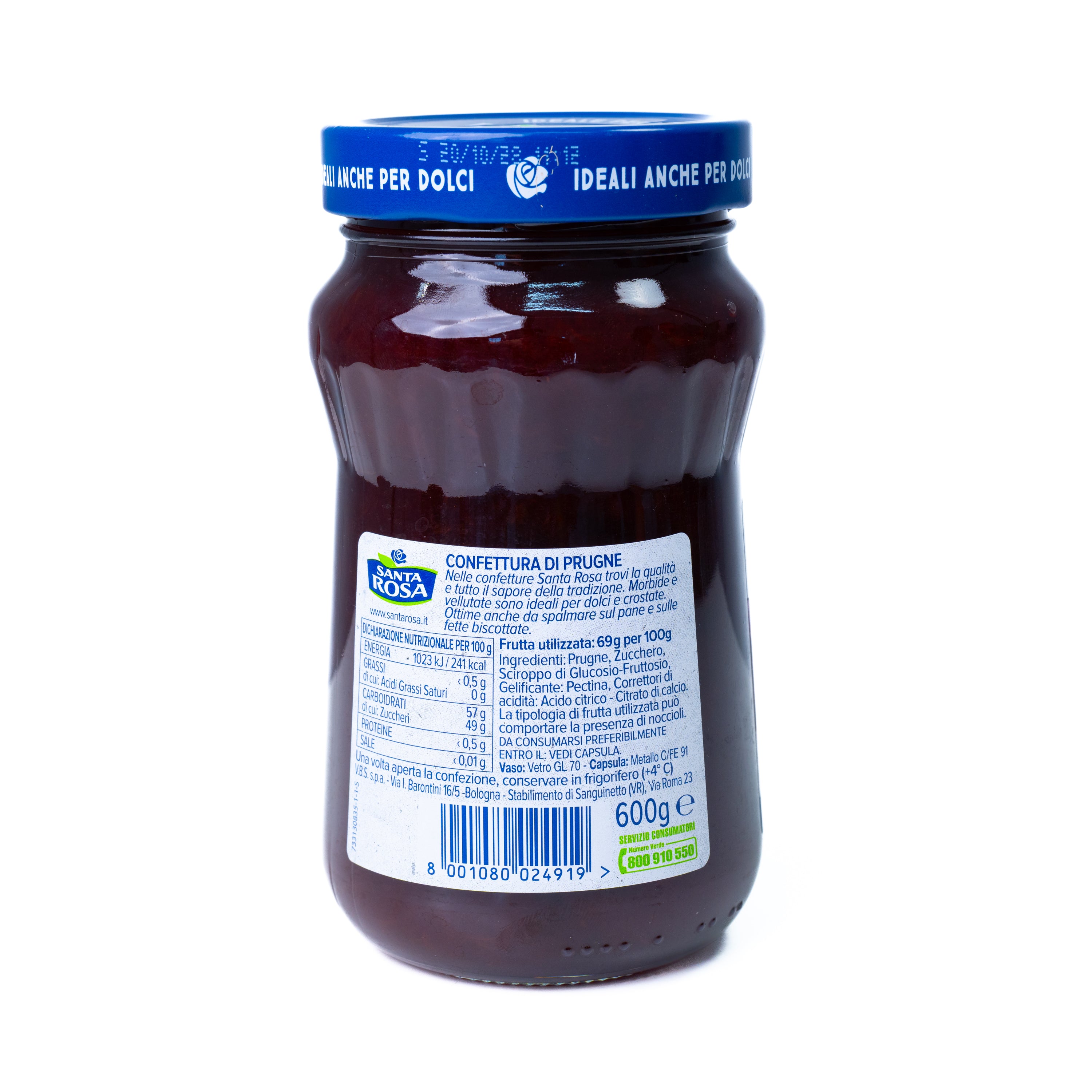 Dulceață de prune Santa Rosa, 600 g