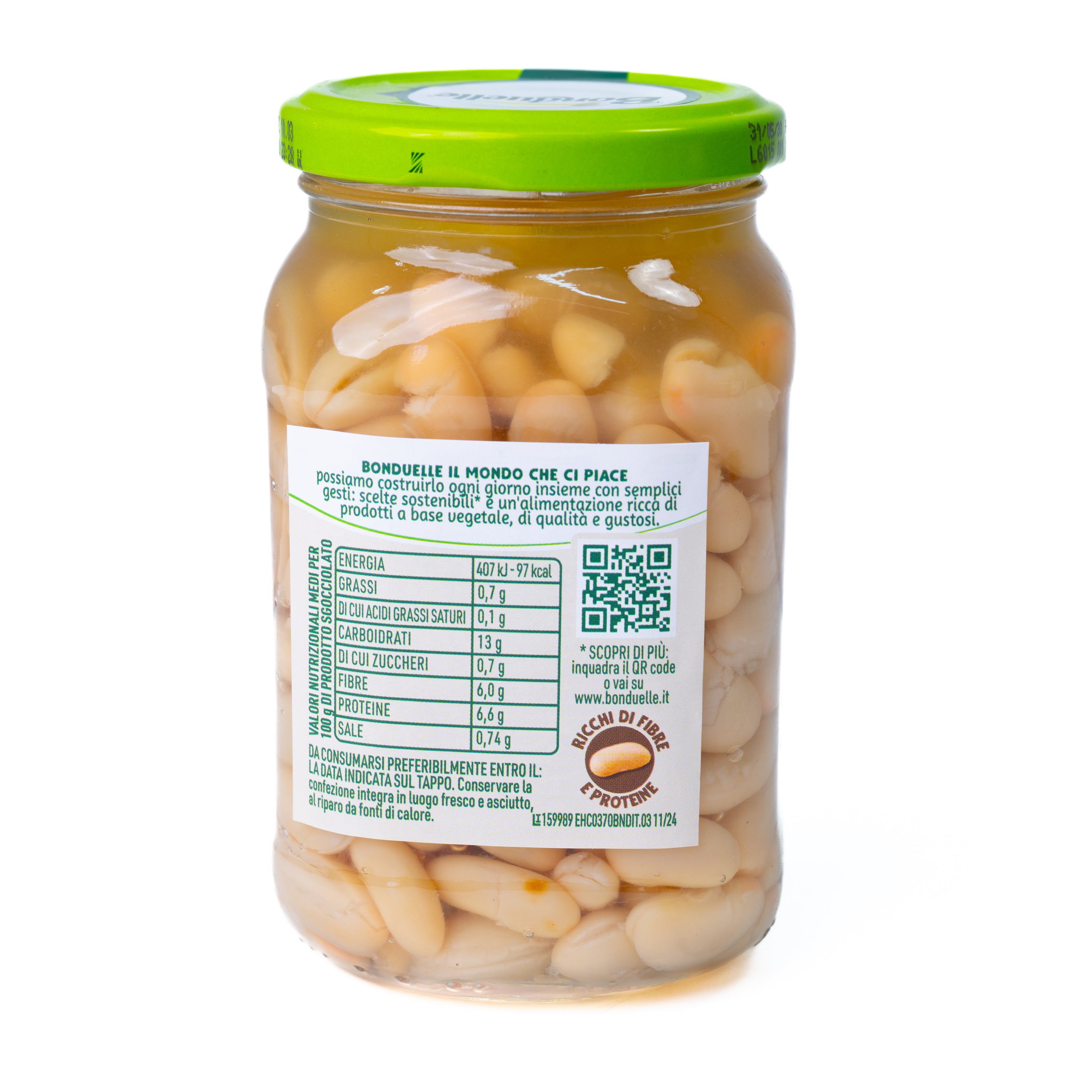 Fasole Cannellini Bonduelle, borcan, 330 g
