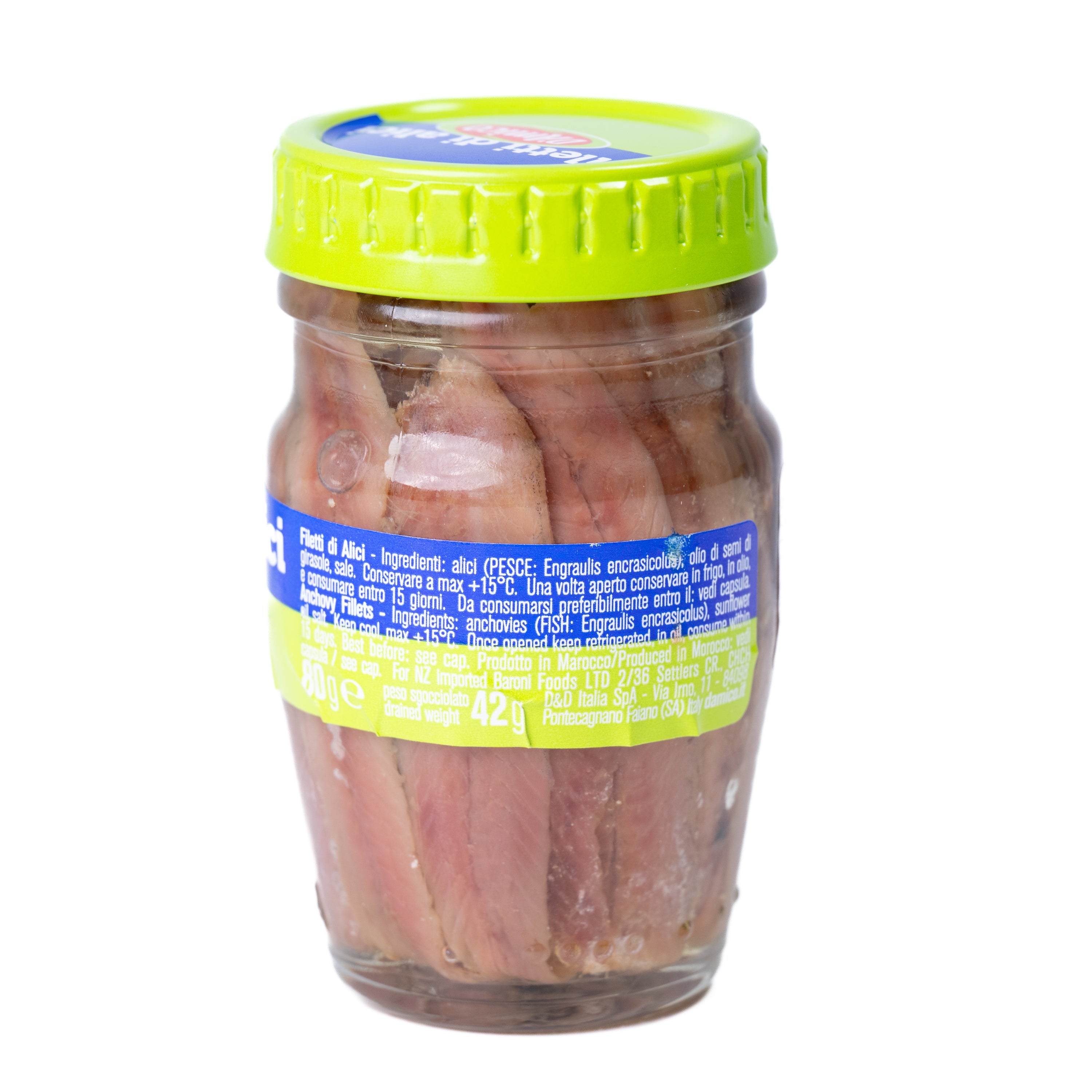 File de anșoa D'Amico, 80 g