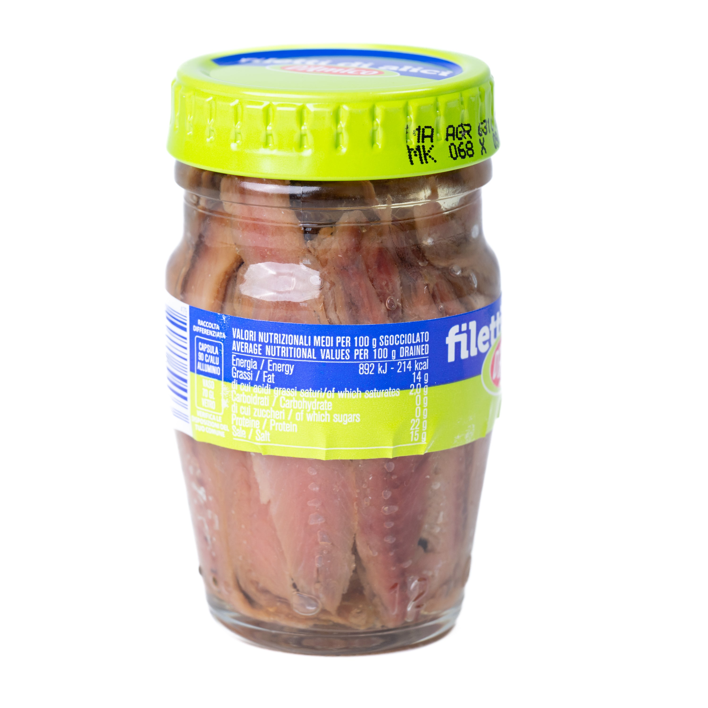 File de anșoa D'Amico, 80 g