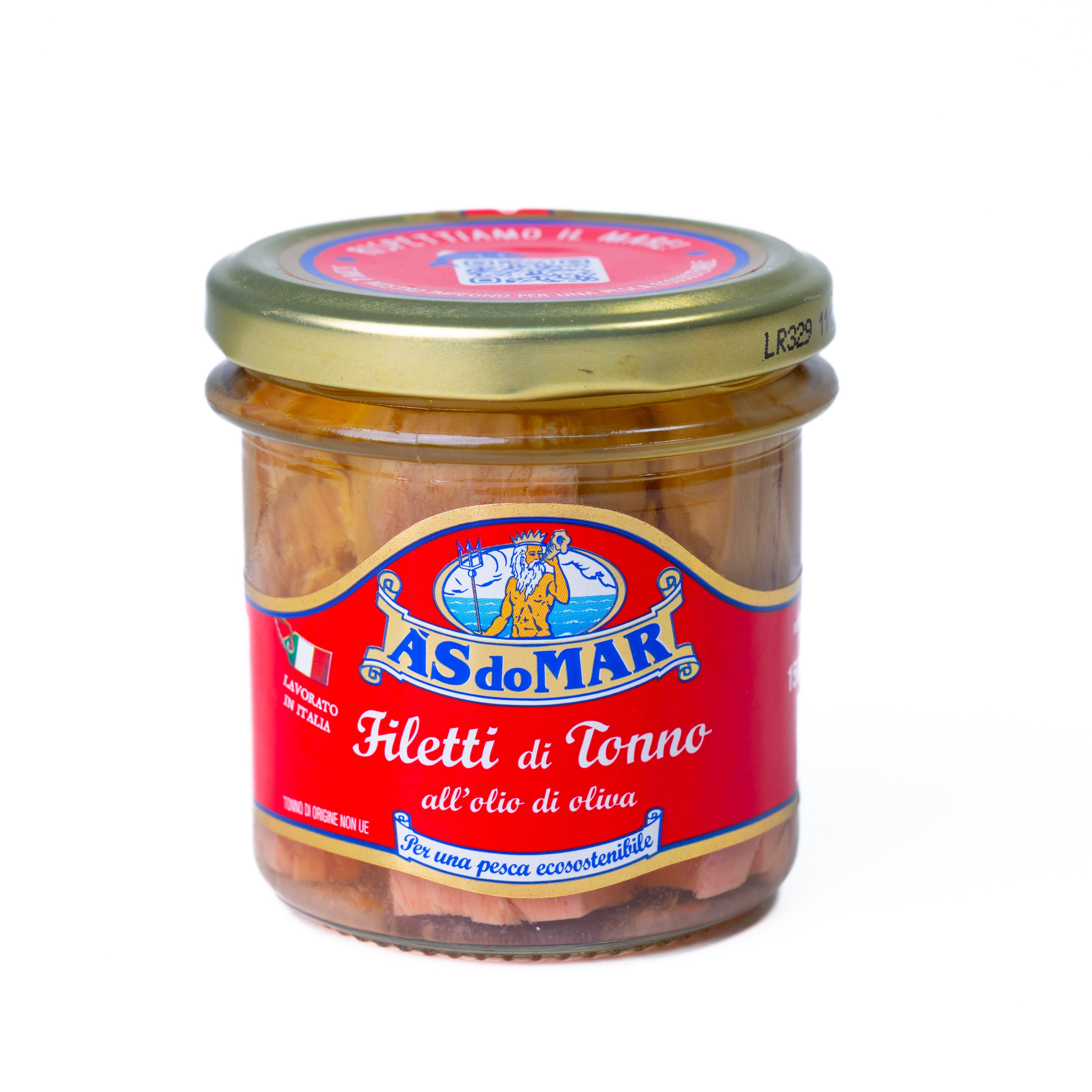 File de ton în ulei de măsline ASdoMAR, borcan, 150 g