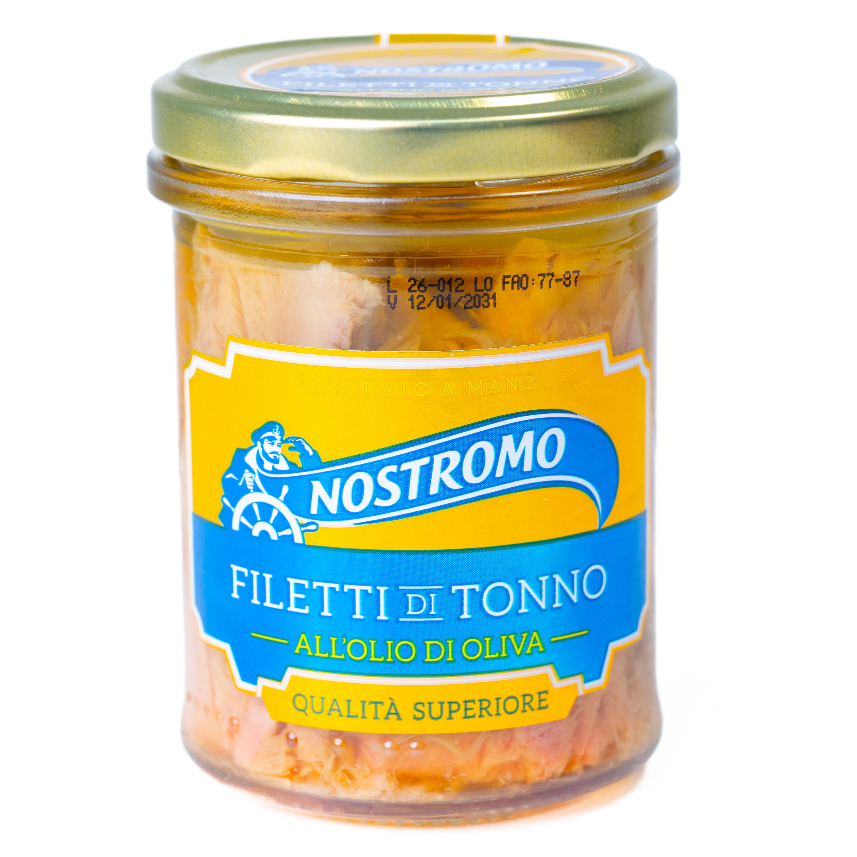 File de ton în ulei de măsline Nostromo, 180 g