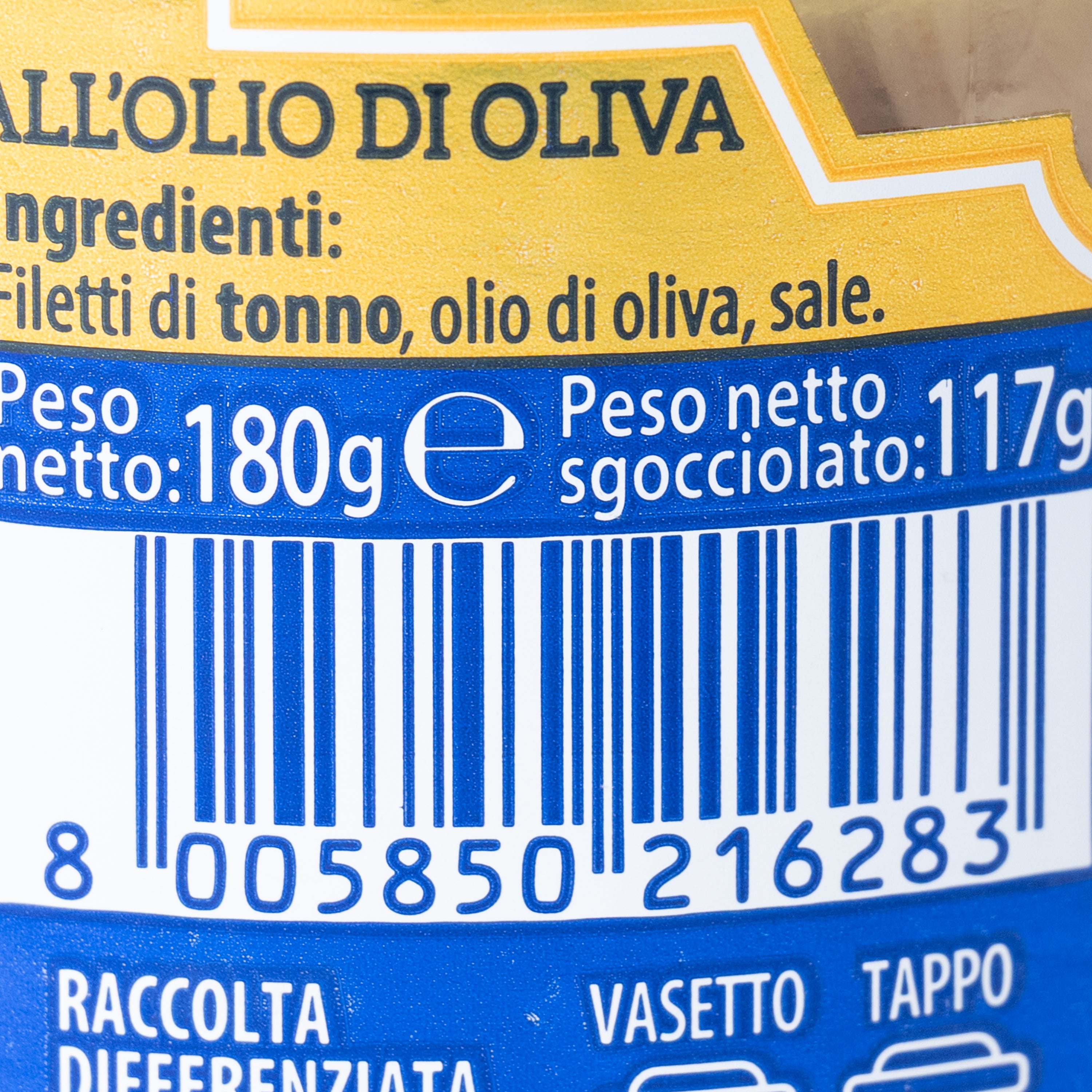 File de ton în ulei de măsline Nostromo, 180 g