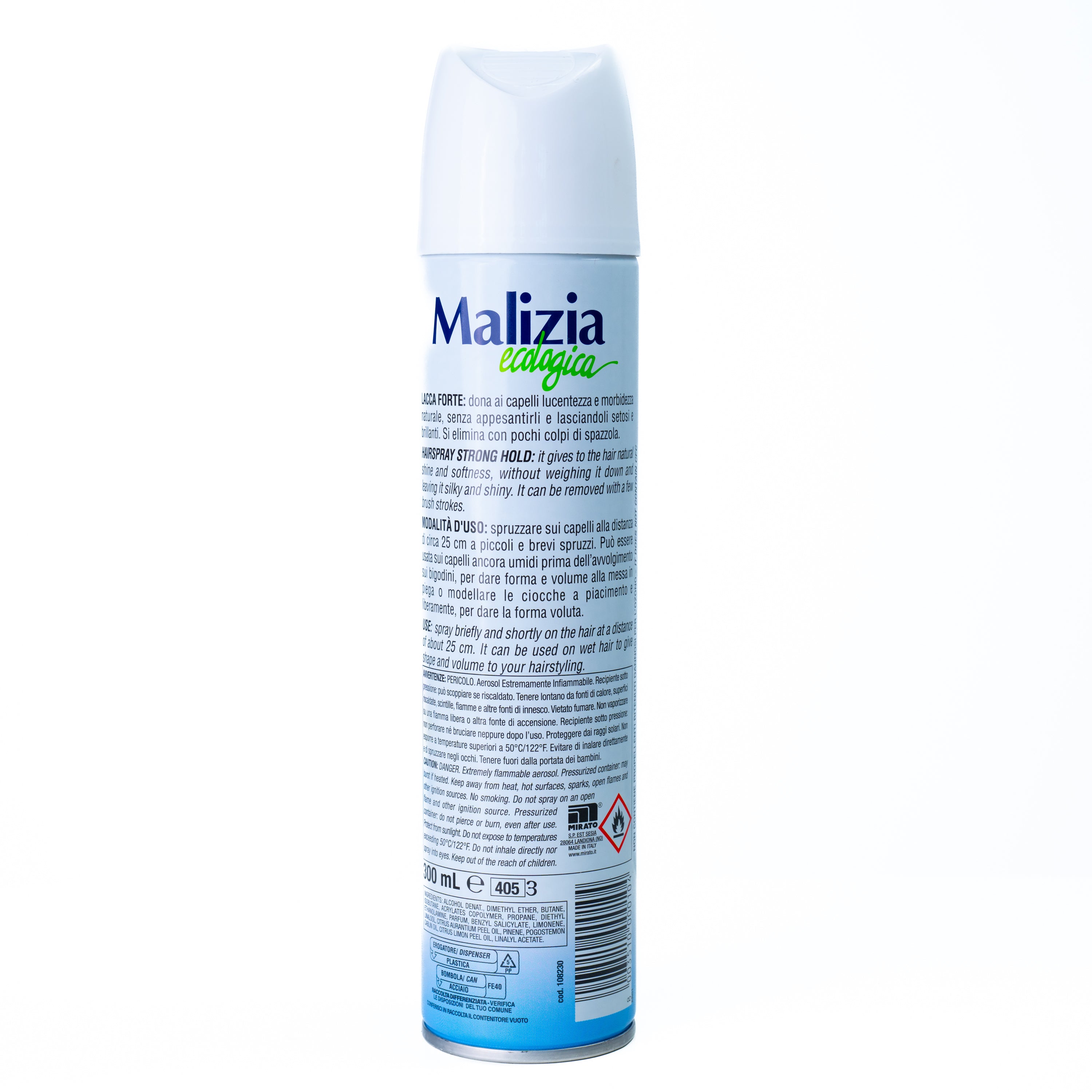 Fixativ ecologic Malizia, 300 ml
