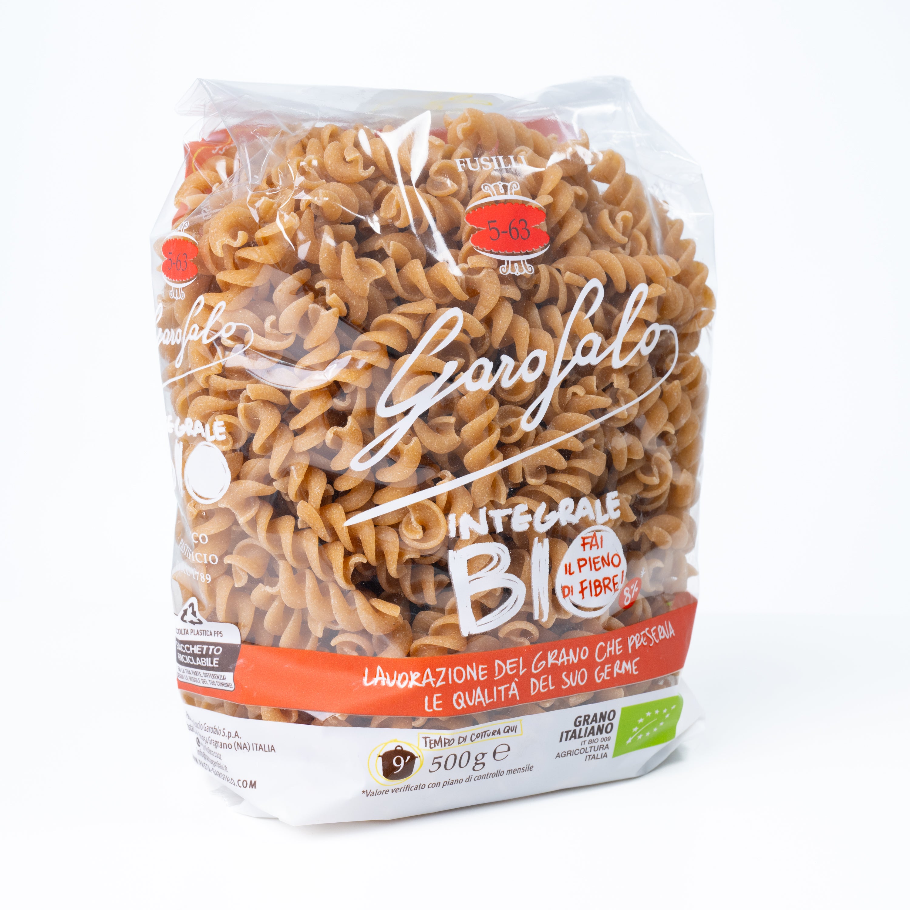 Fusilli integrale bio Garofalo, 500 g
