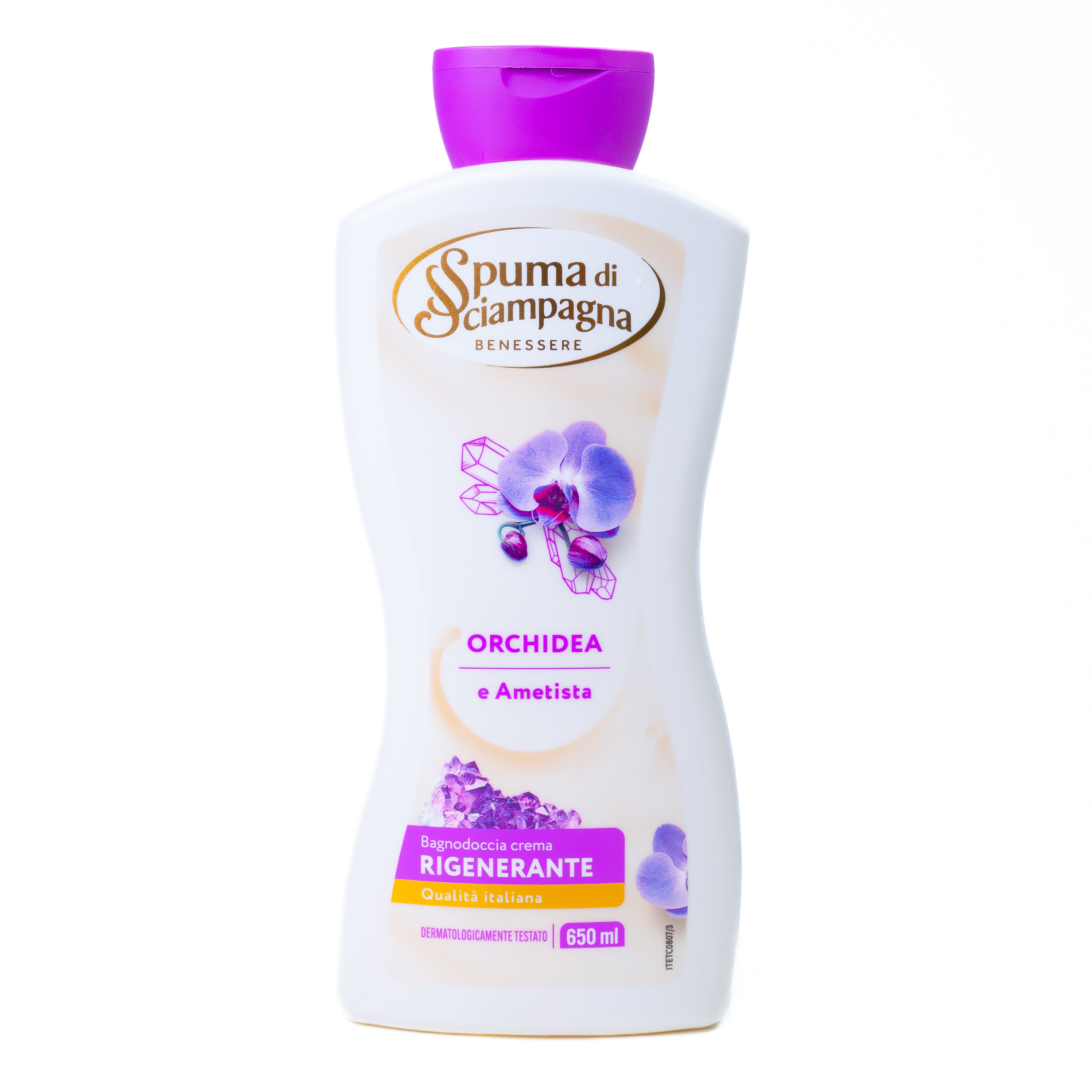 Gel de baie și duș Ametist și Orhidee Spuma di Sciampagna, 650 ml