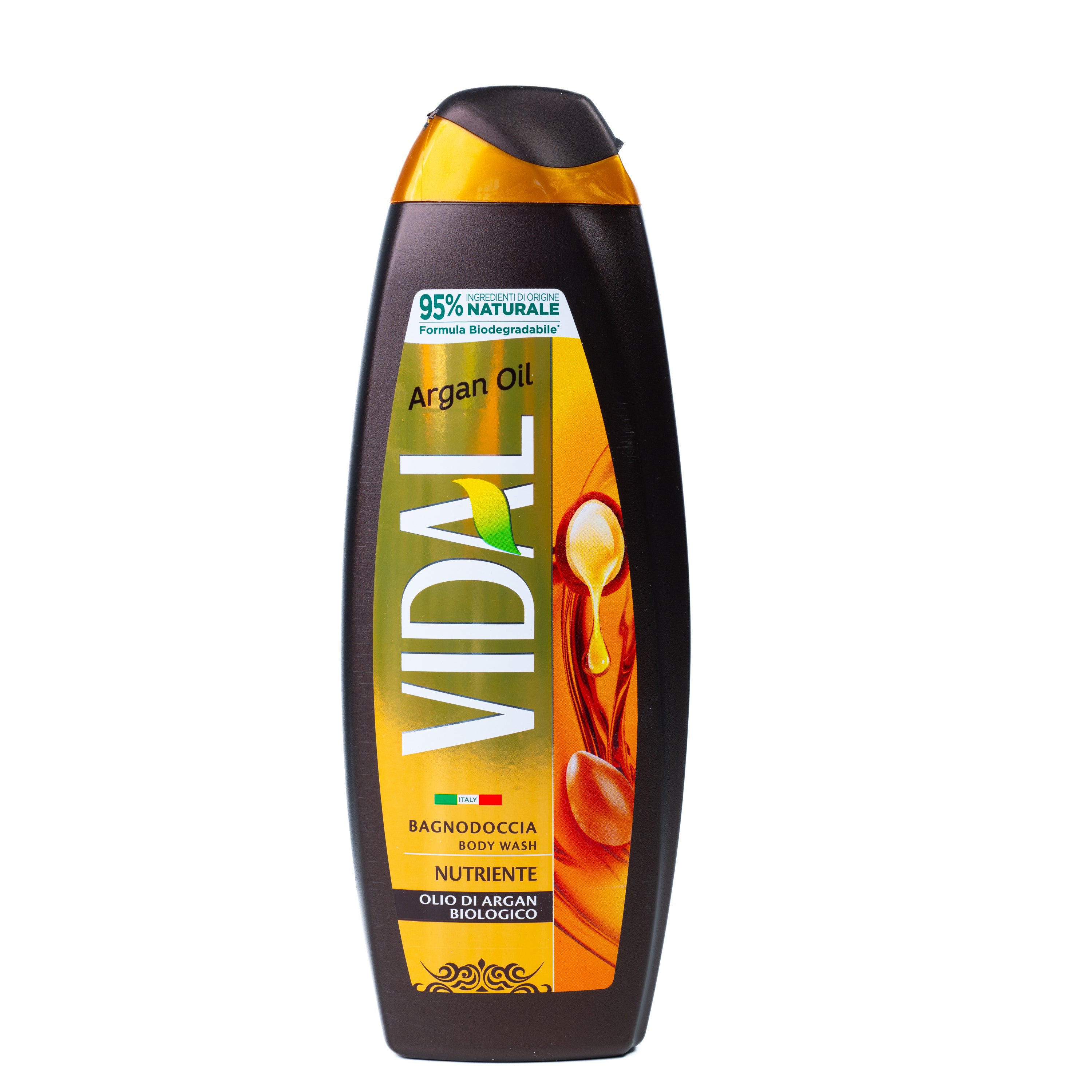 Gel de baie și duș cu ulei de argan Vidal, 500 ml