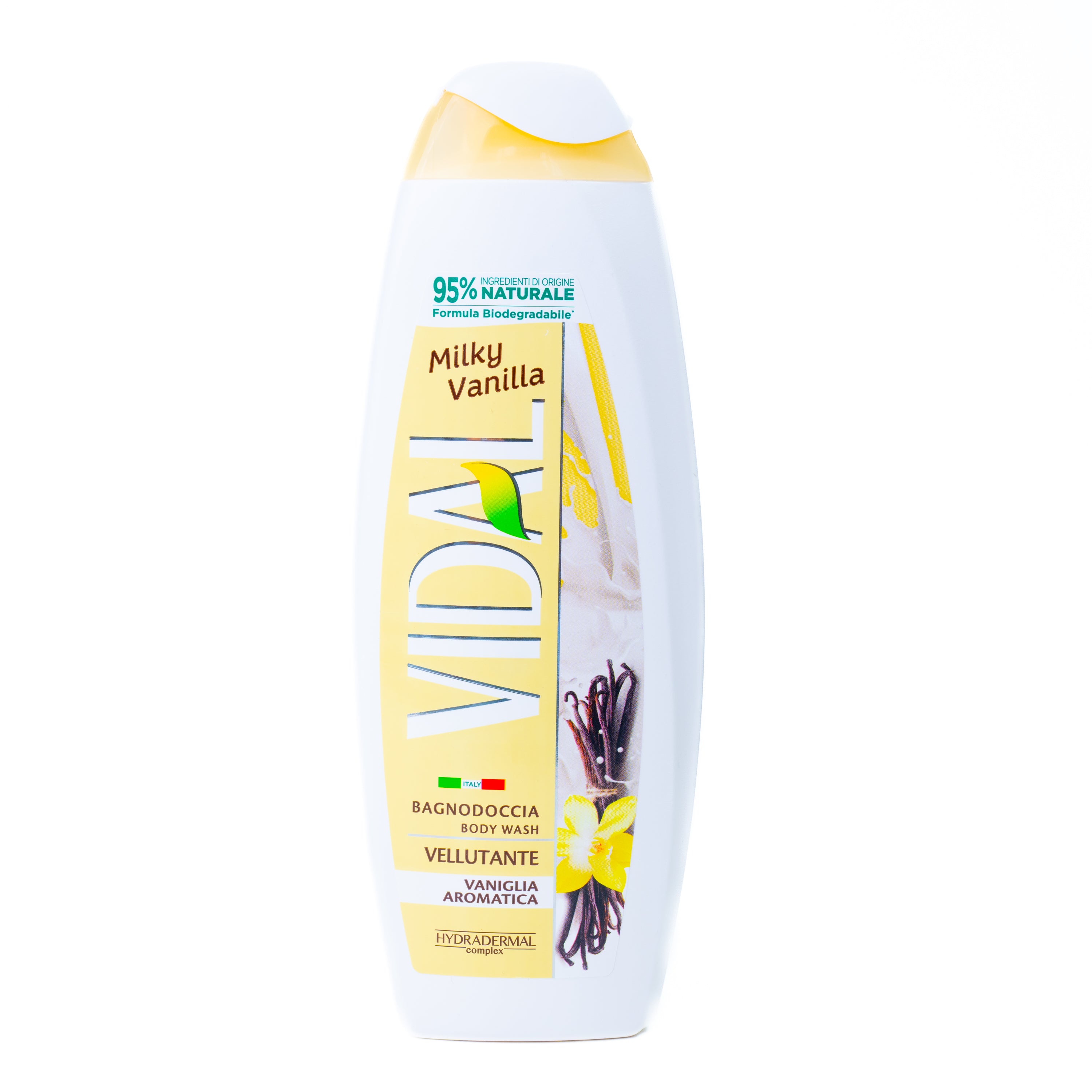 Gel de baie și duș Milky Vanilla Vidal, 500 ml