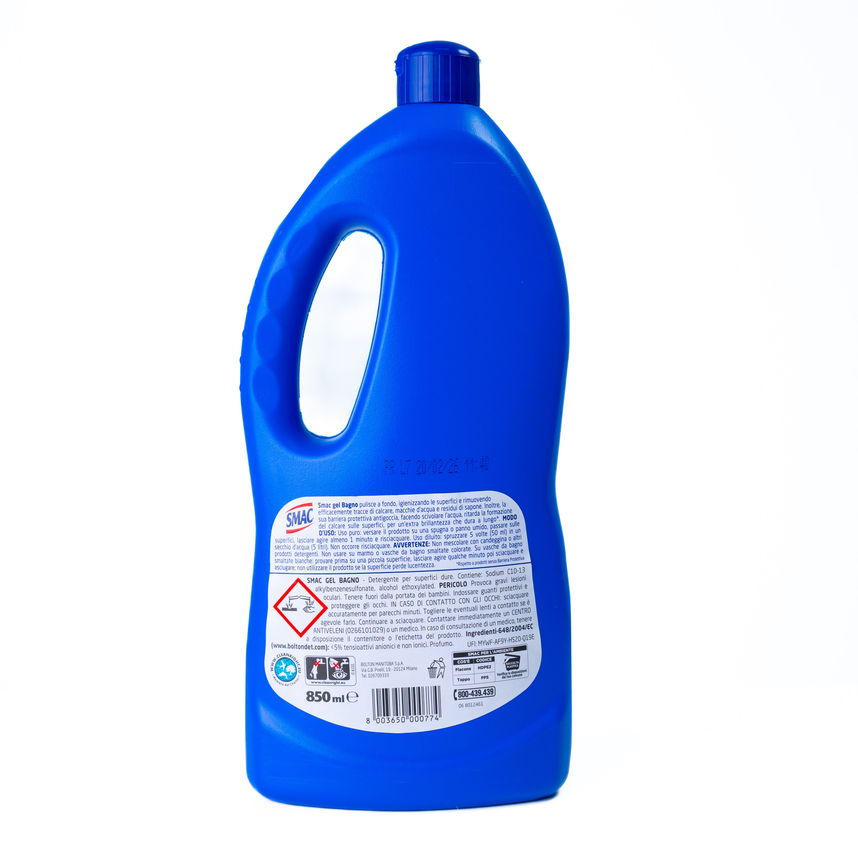 Gel de curățare pentru baie Smac, 850 ml