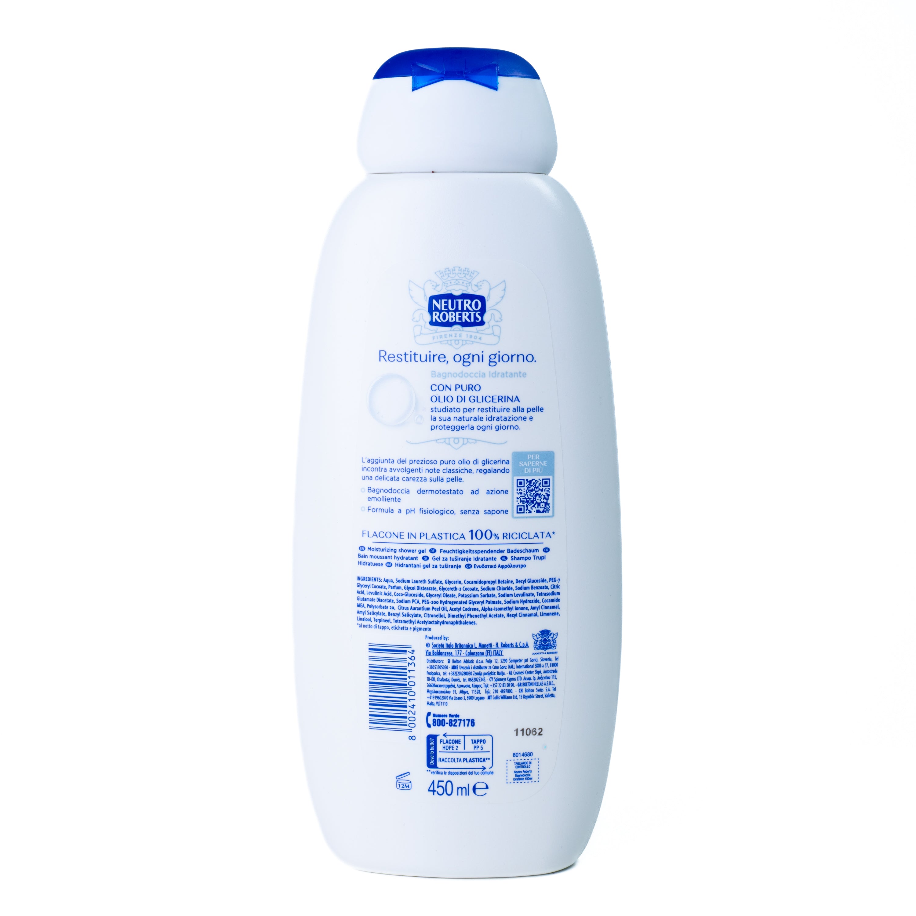 Gel de duș hidratant Neutro Roberts, 450 ml