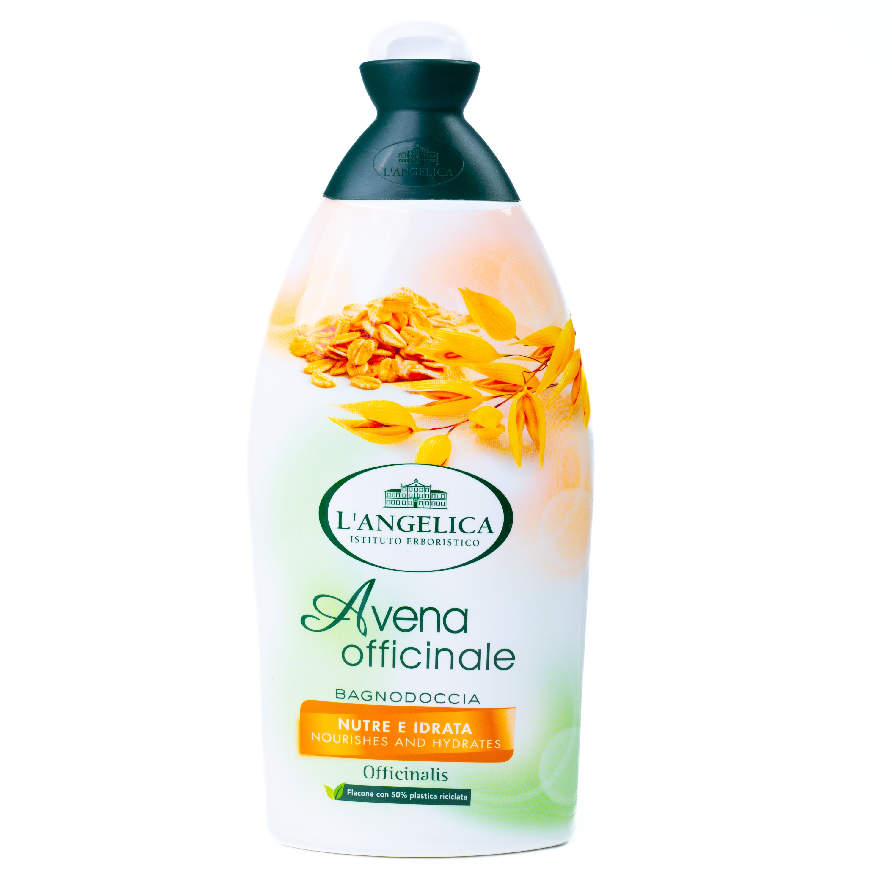 Gel de duș L'Angelica cu Lapte de Ovăz, 500 ml