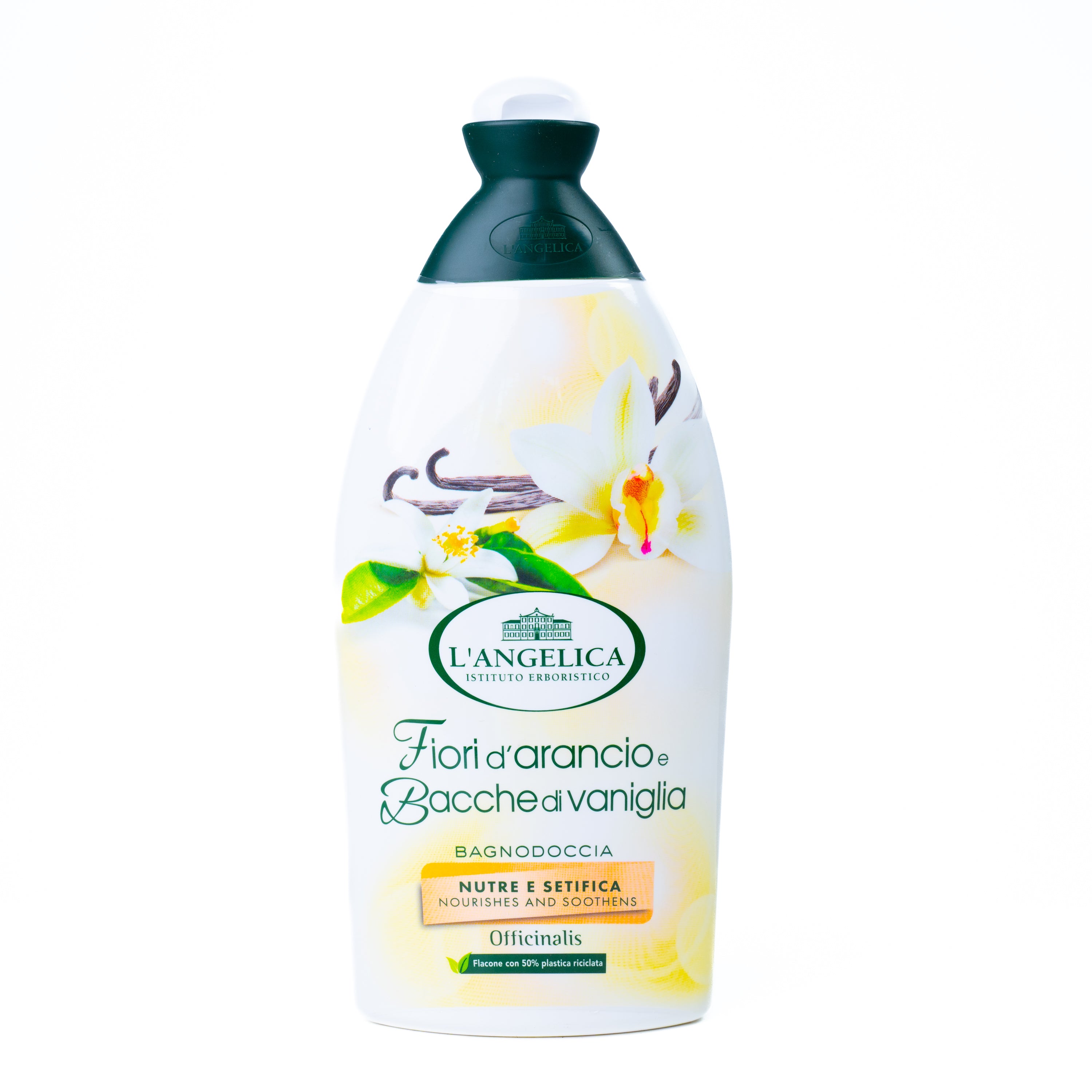 Gel de duș L'Angelica Floare de Portocal și Vanilie, 500 ml