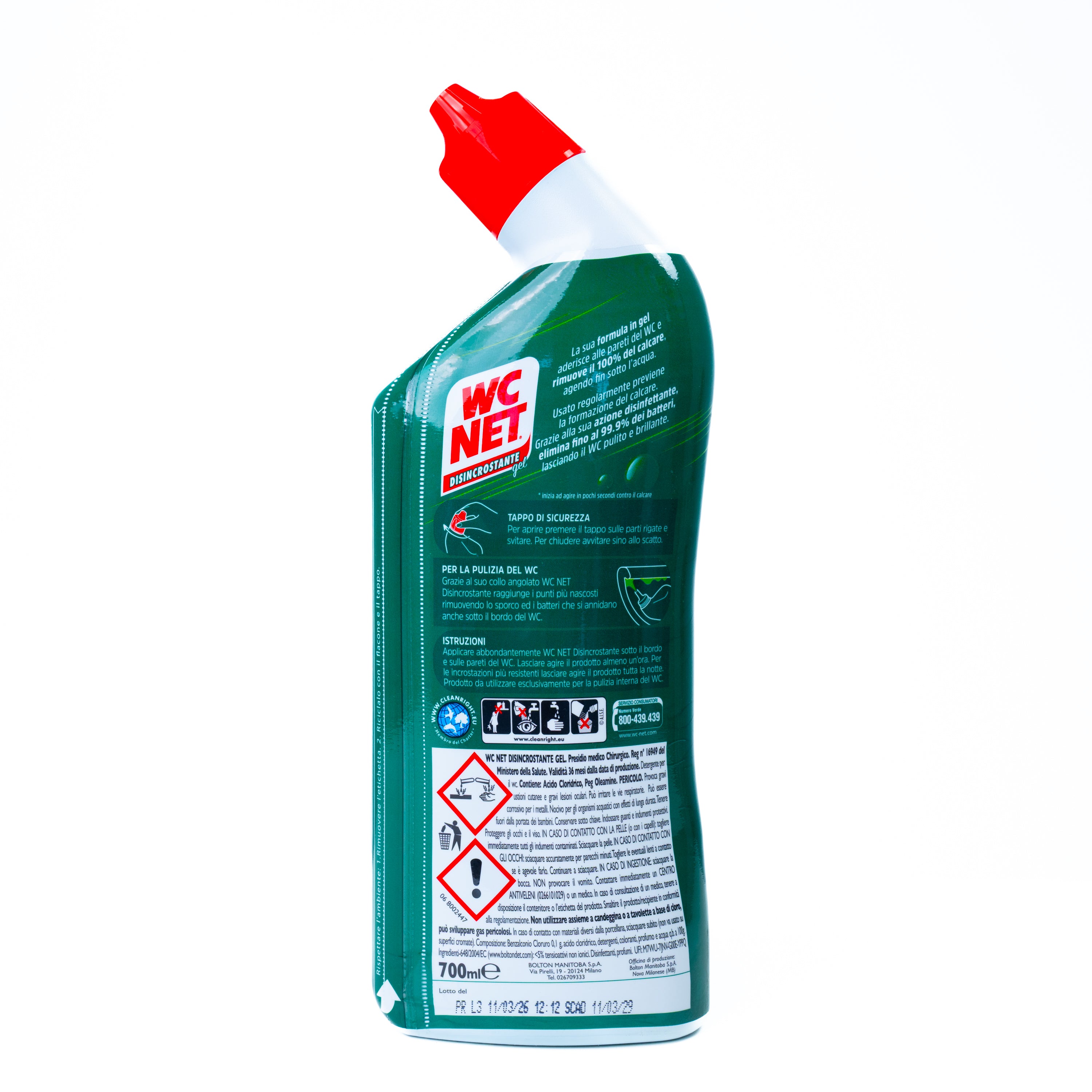Gel detartrant WC Net, 700 ml