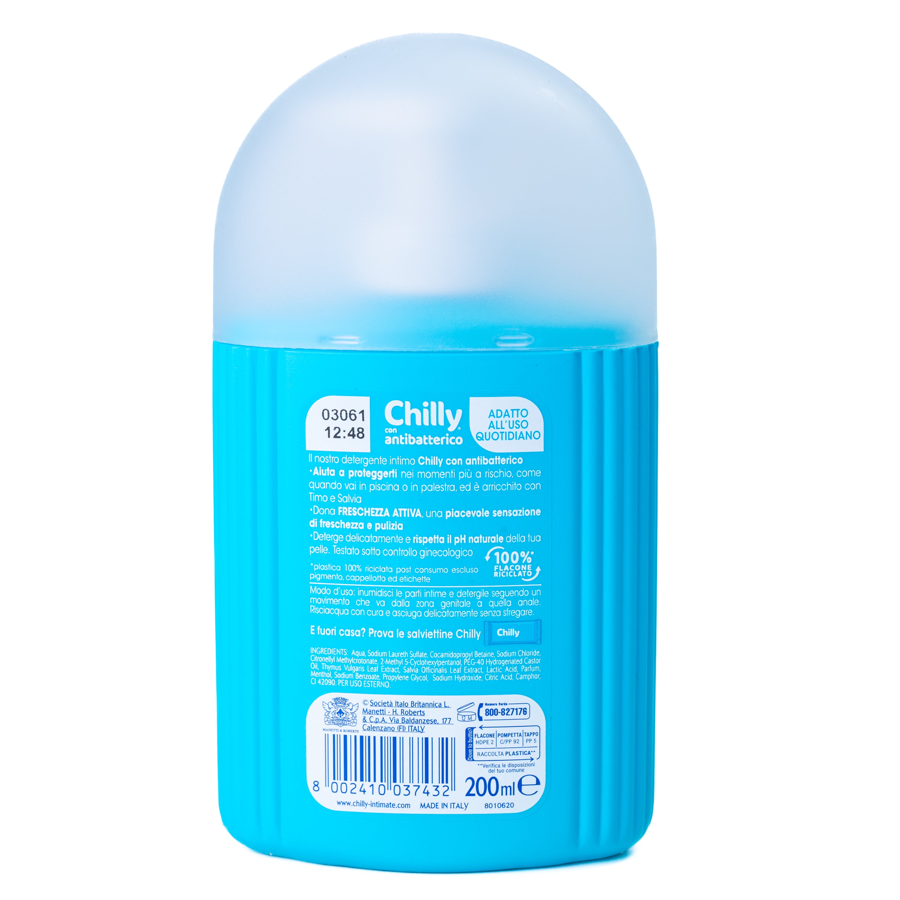 Gel intim Antibacterial pH 5 Chilly, 200 ml