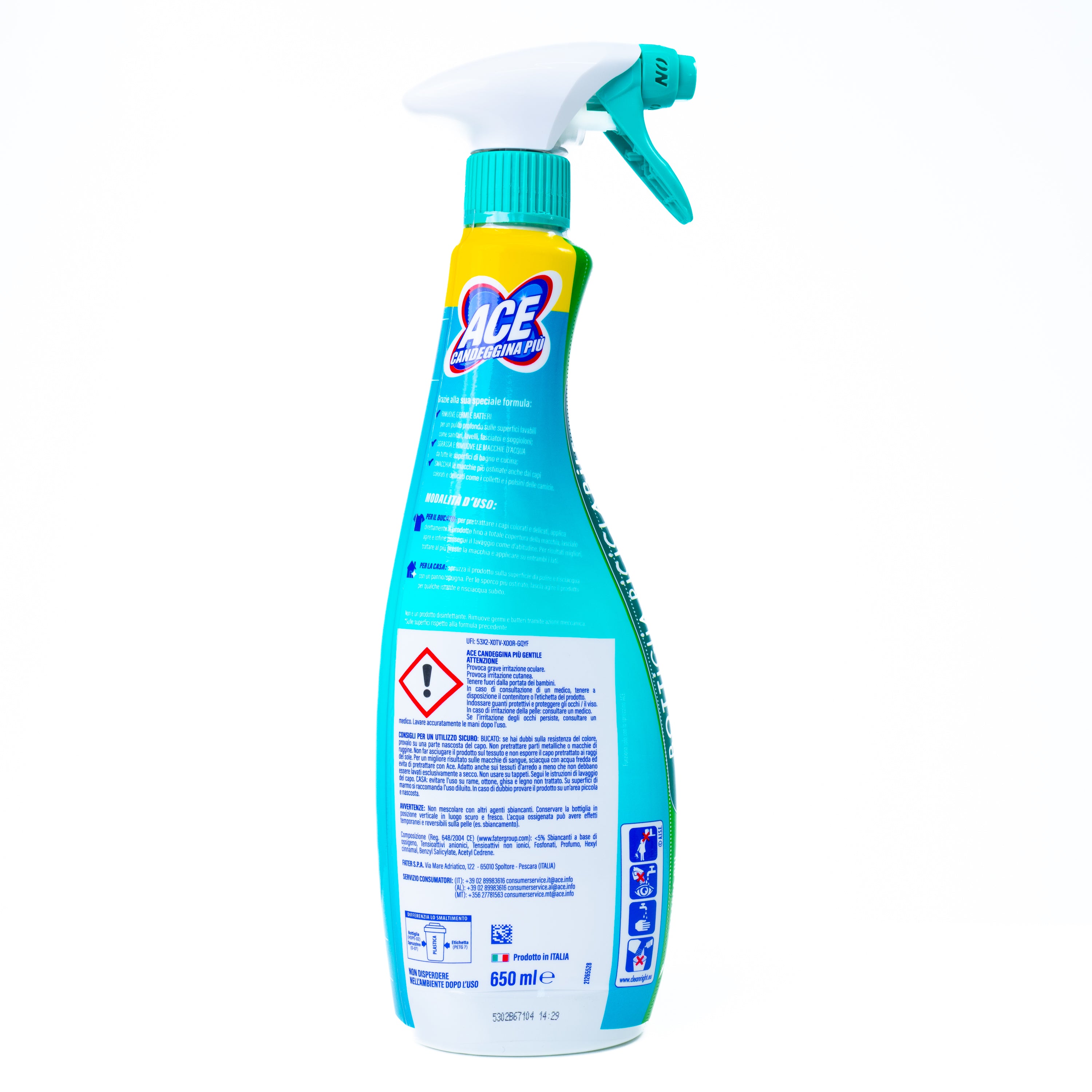 Spray înălbitor delicat Ace, 650 ml