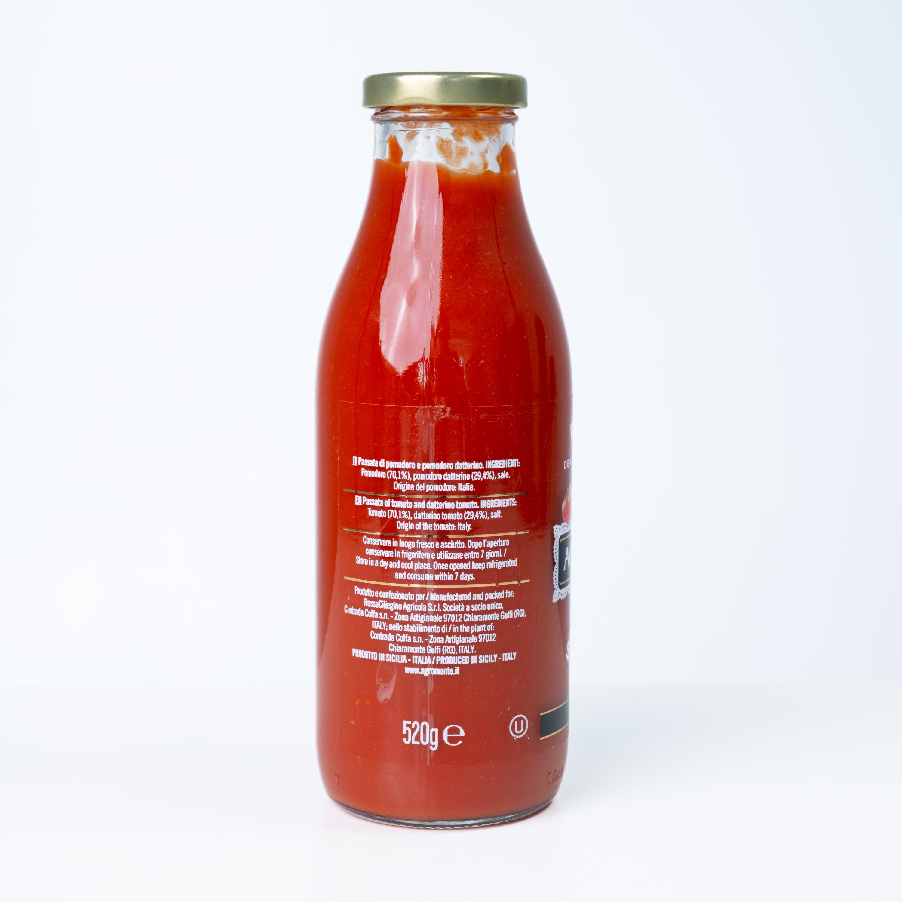 Passata din roșii Datterino Agromonte, 520 g