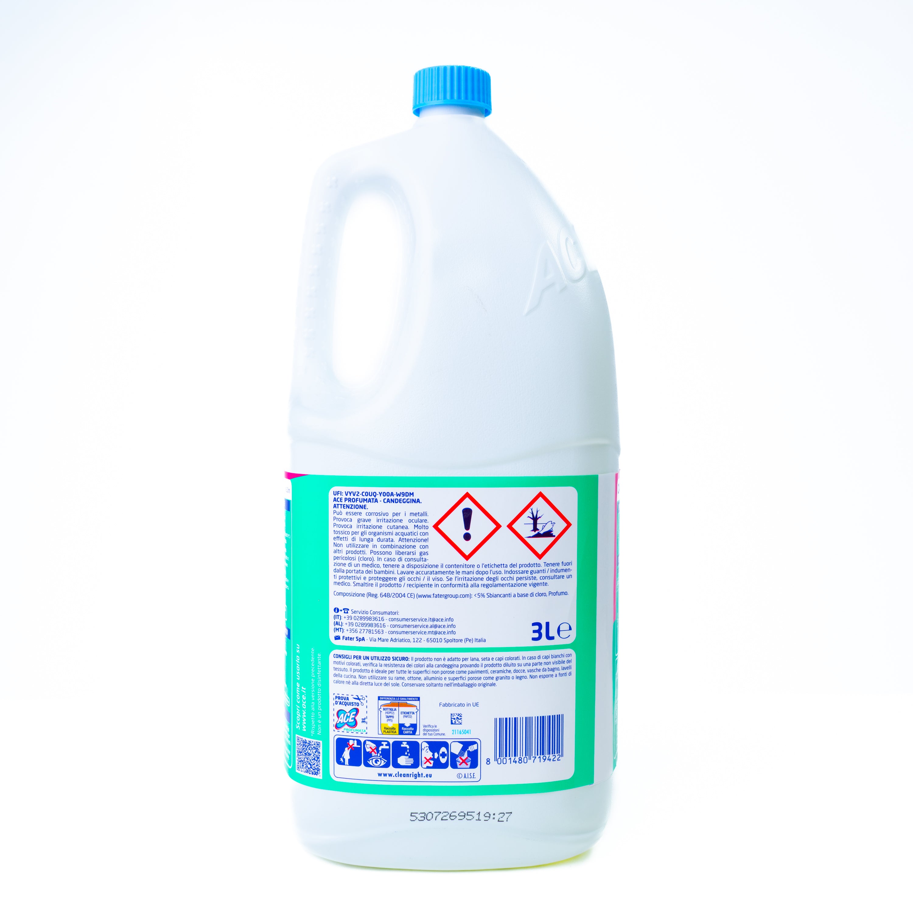 Înălbitor parfumat Ace, 3 L
