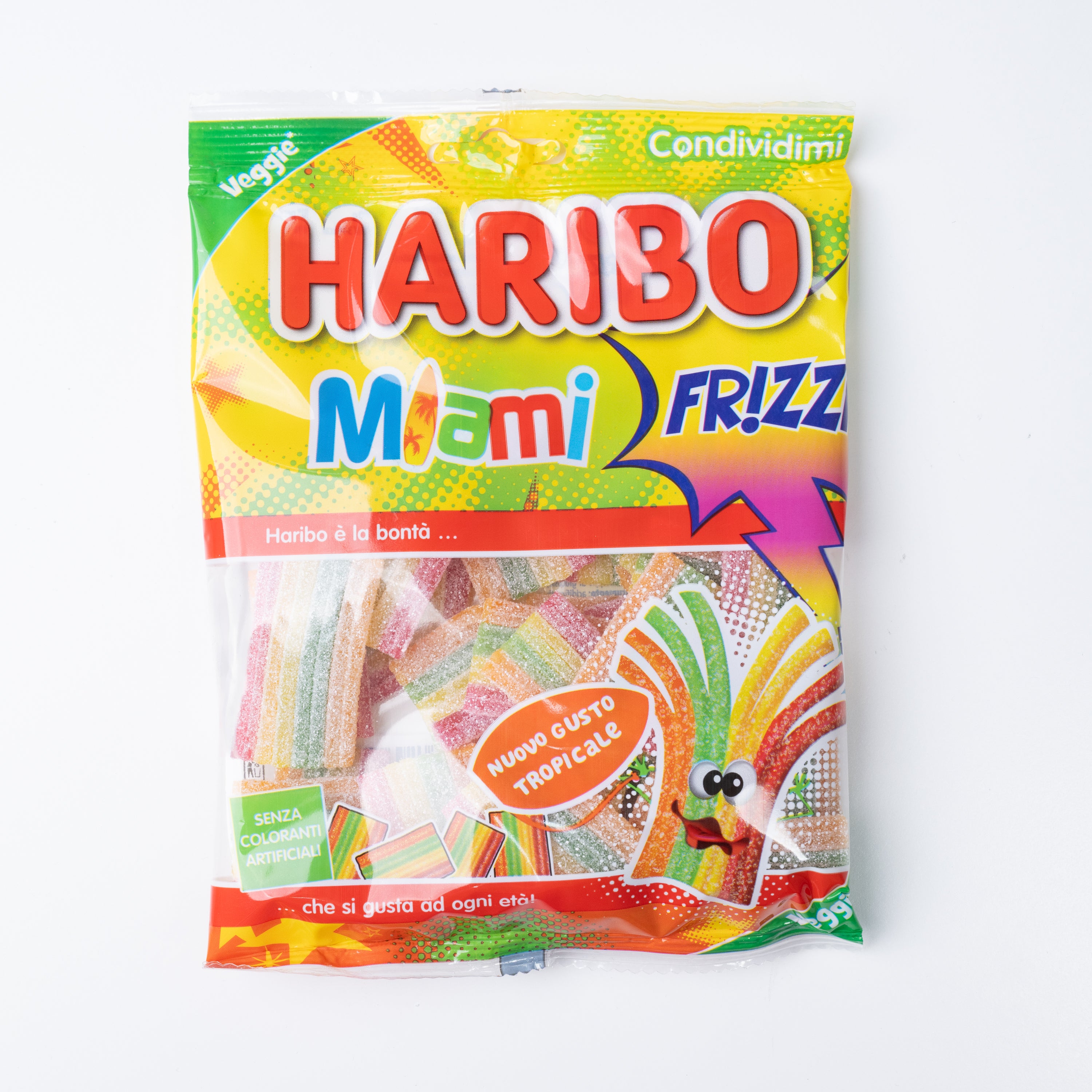 Jeleuri acidulate Miami Fizz Haribo, 175 g
