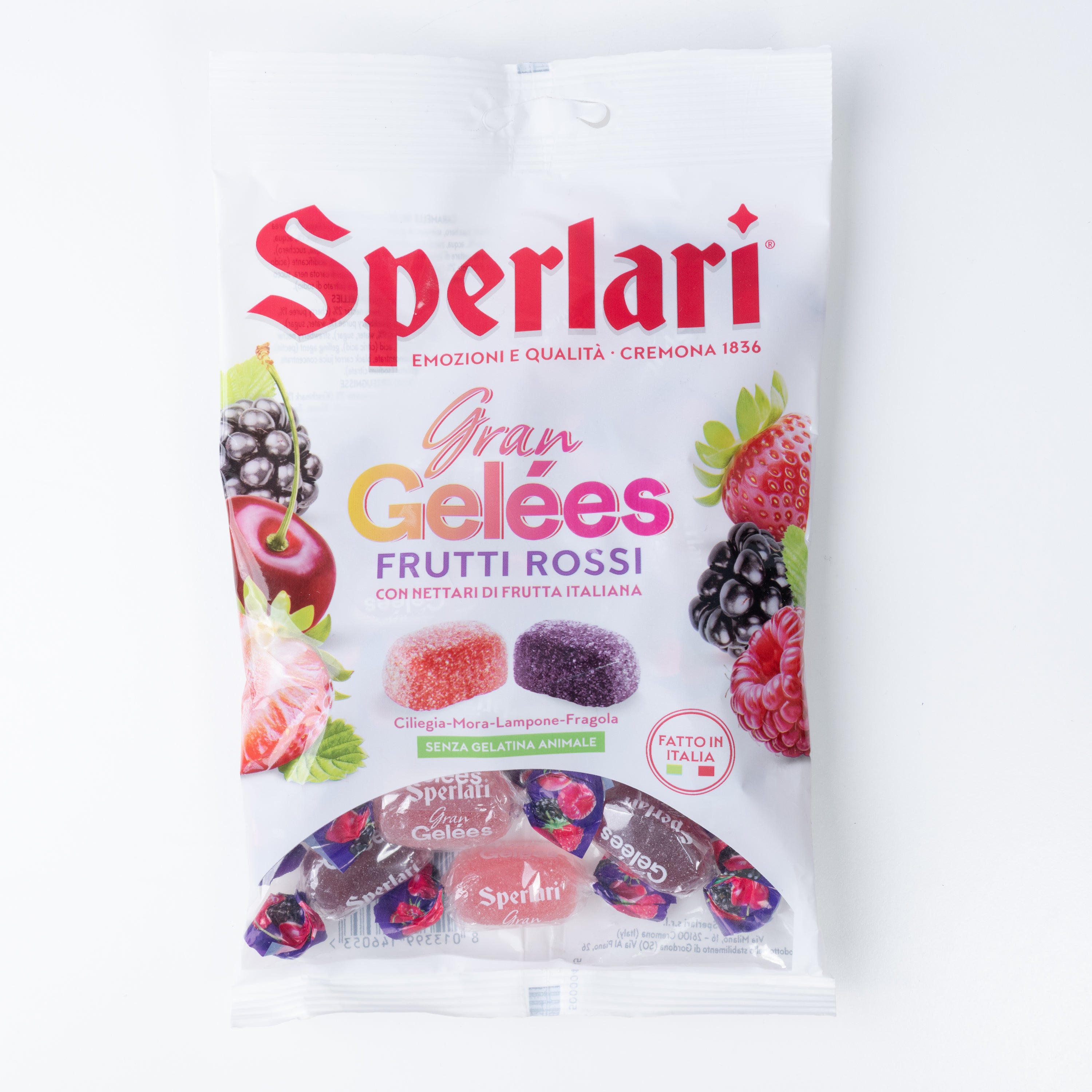 Jeleuri cu fructe roșii Sperlari Gelée Duetto, 175 g