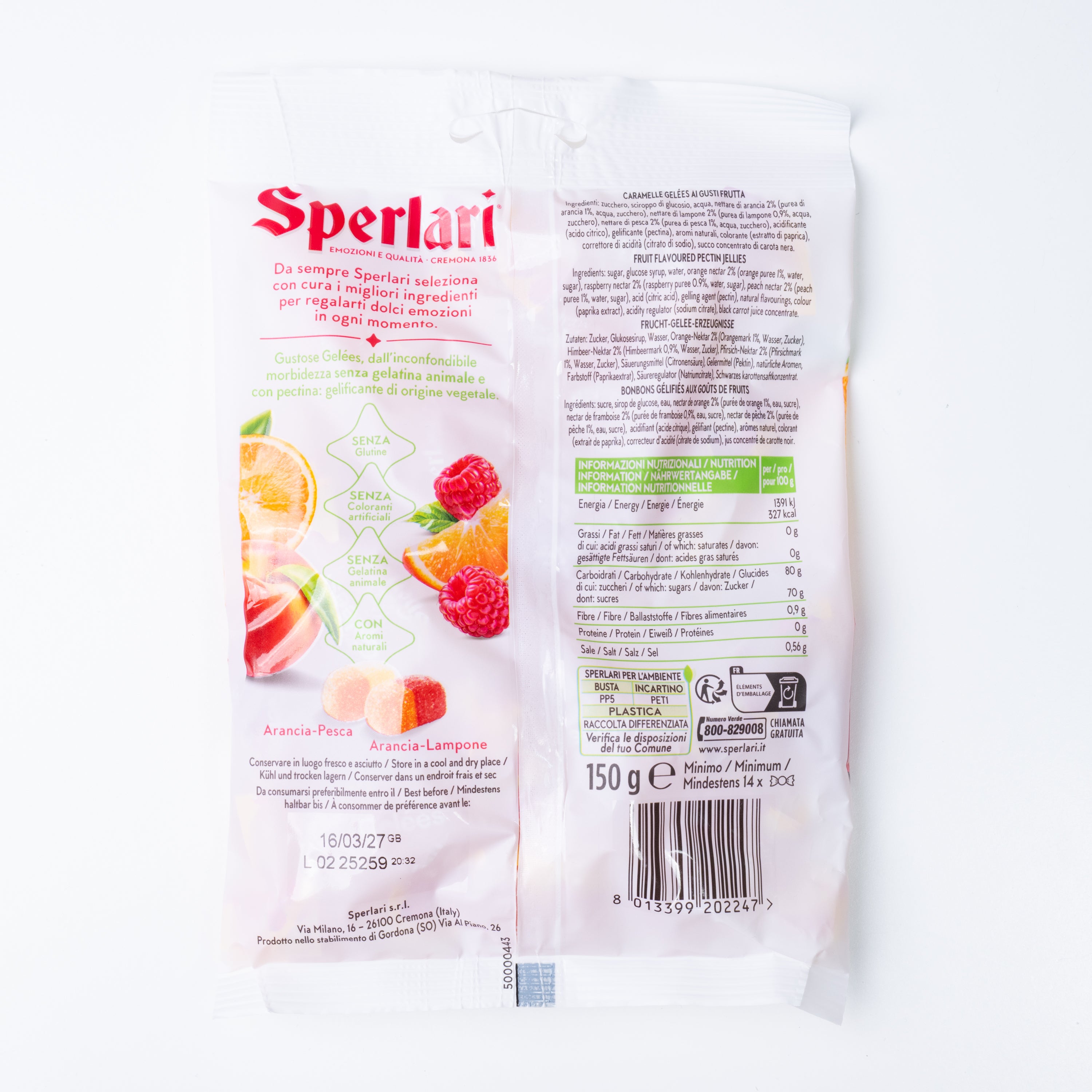 Jeleuri Sperlari Gran Gelée Duetto, 150 g