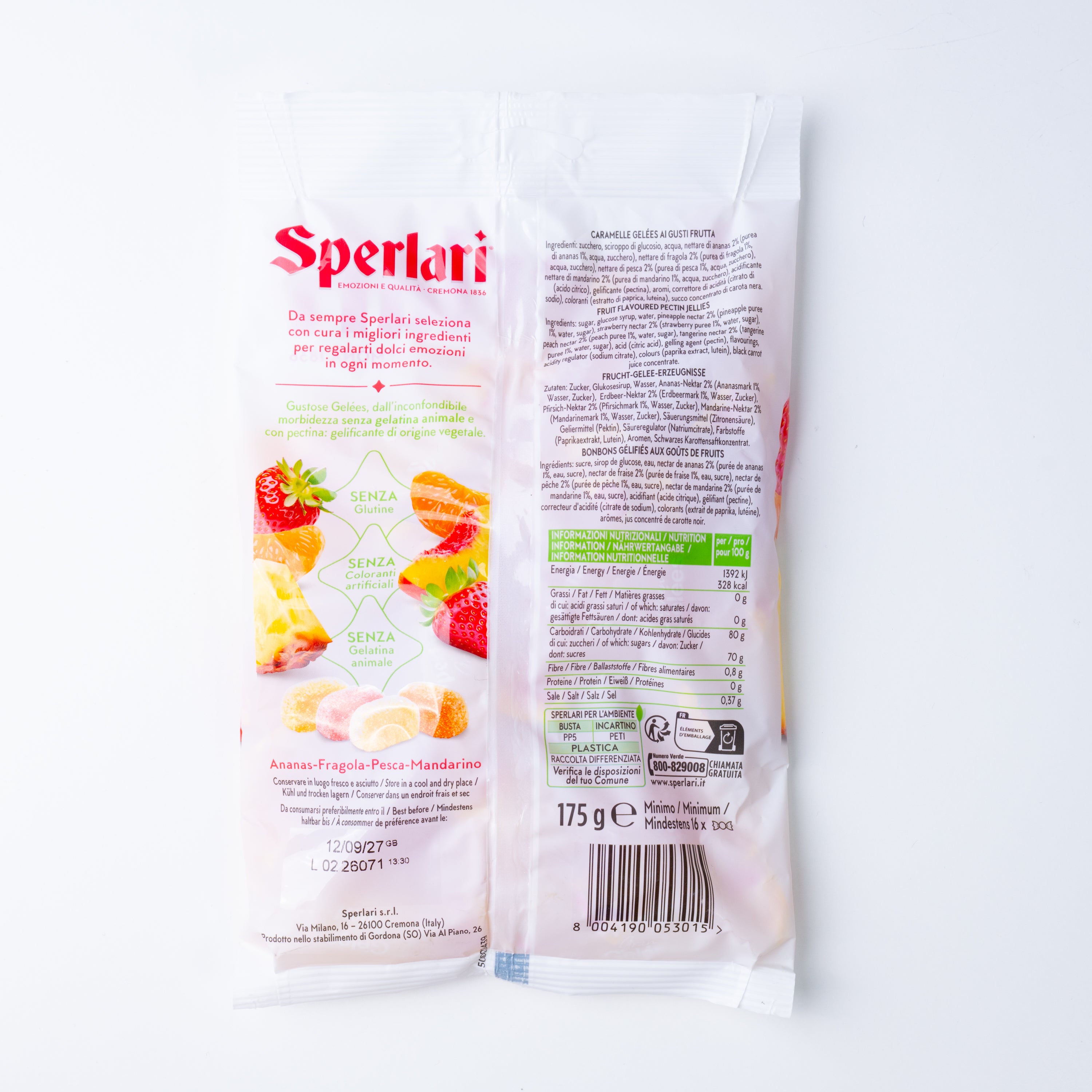 Jeleuri Sperlari Gran Gelées Frutti del Sole, 175 g