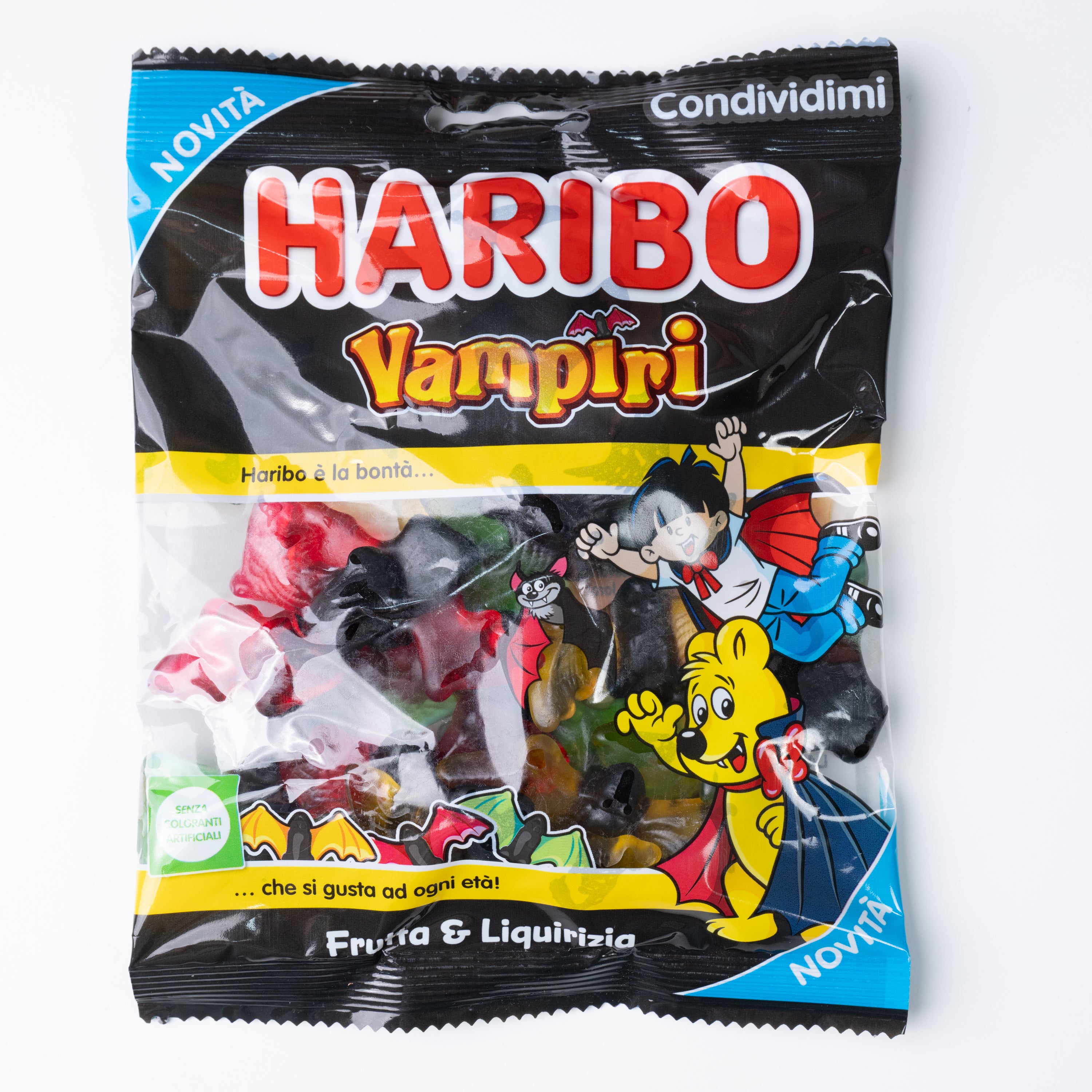 Jeleuri Vampiri fructe și lemn-dulce Haribo, 160 g