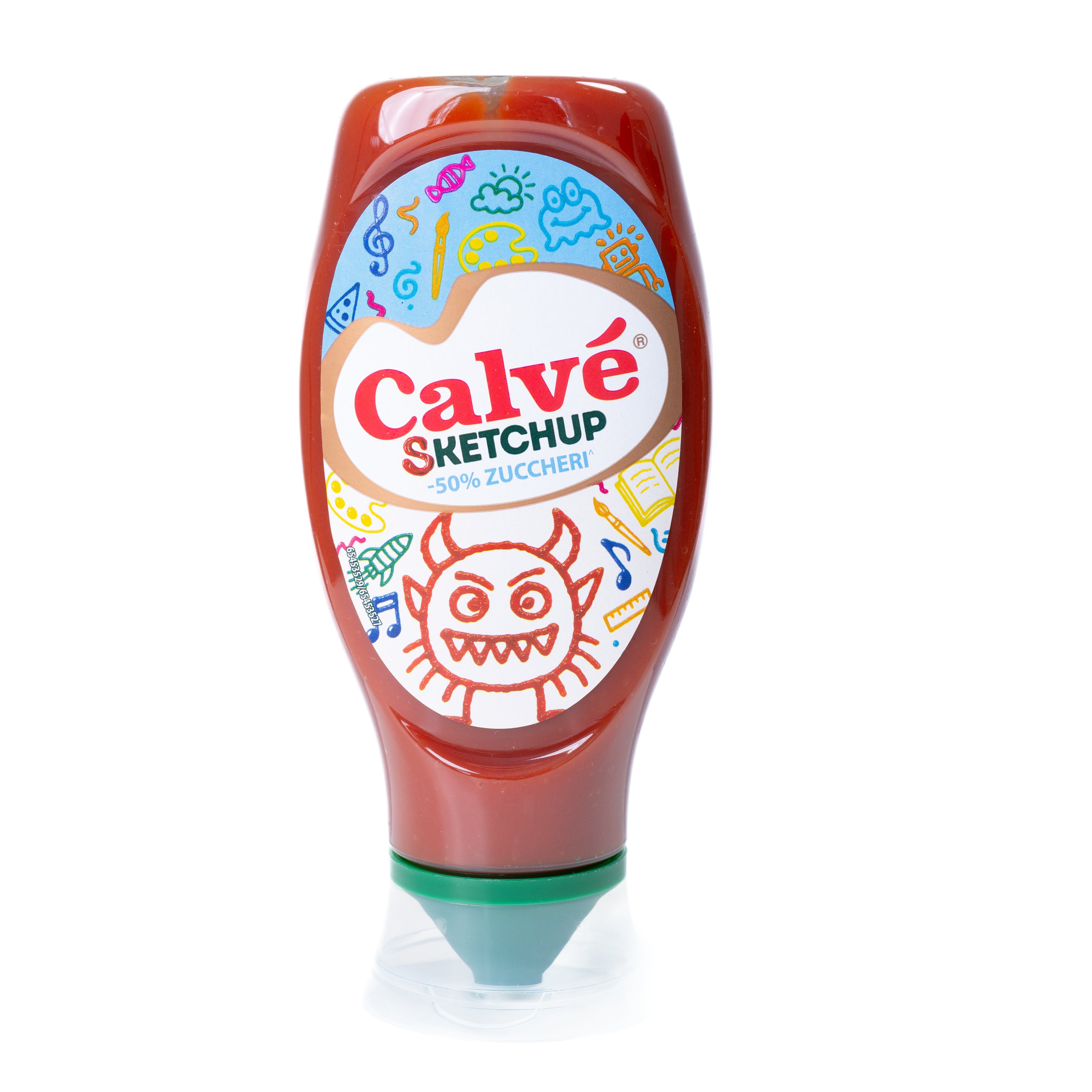 Ketchup Kids Calvé, flacon top-down, 430 g