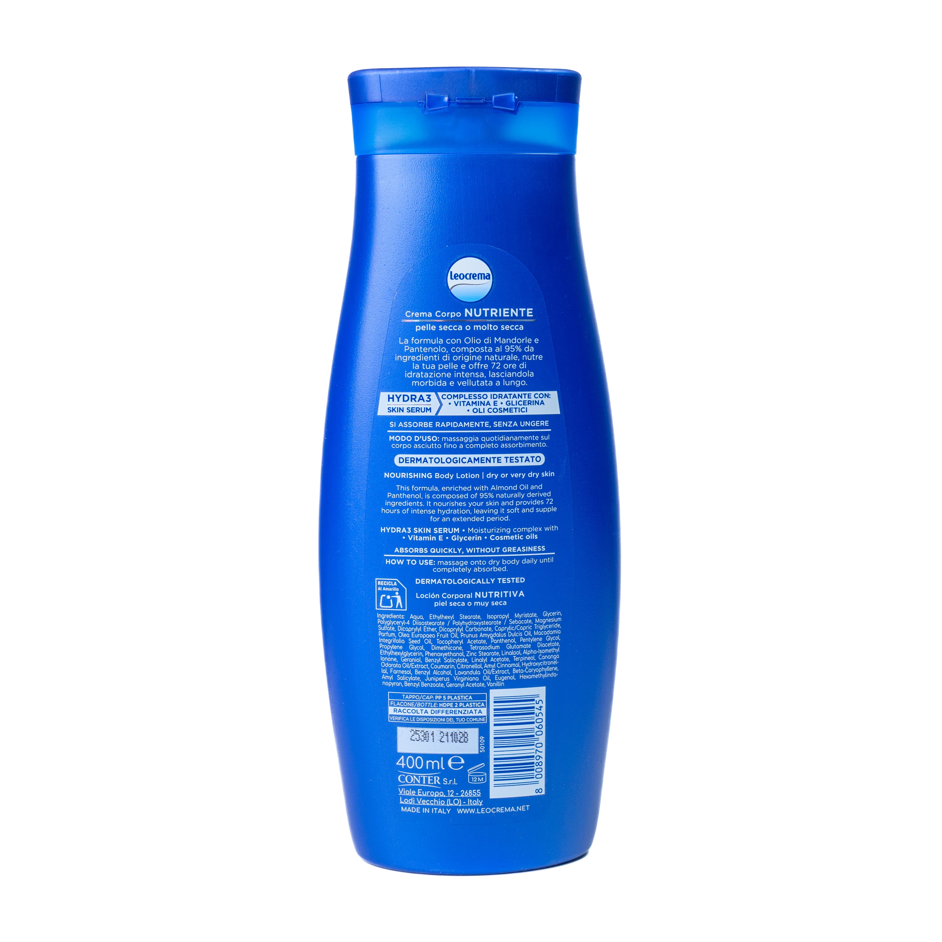 Lapte de corp nutritiv Leocrema, 400 ml