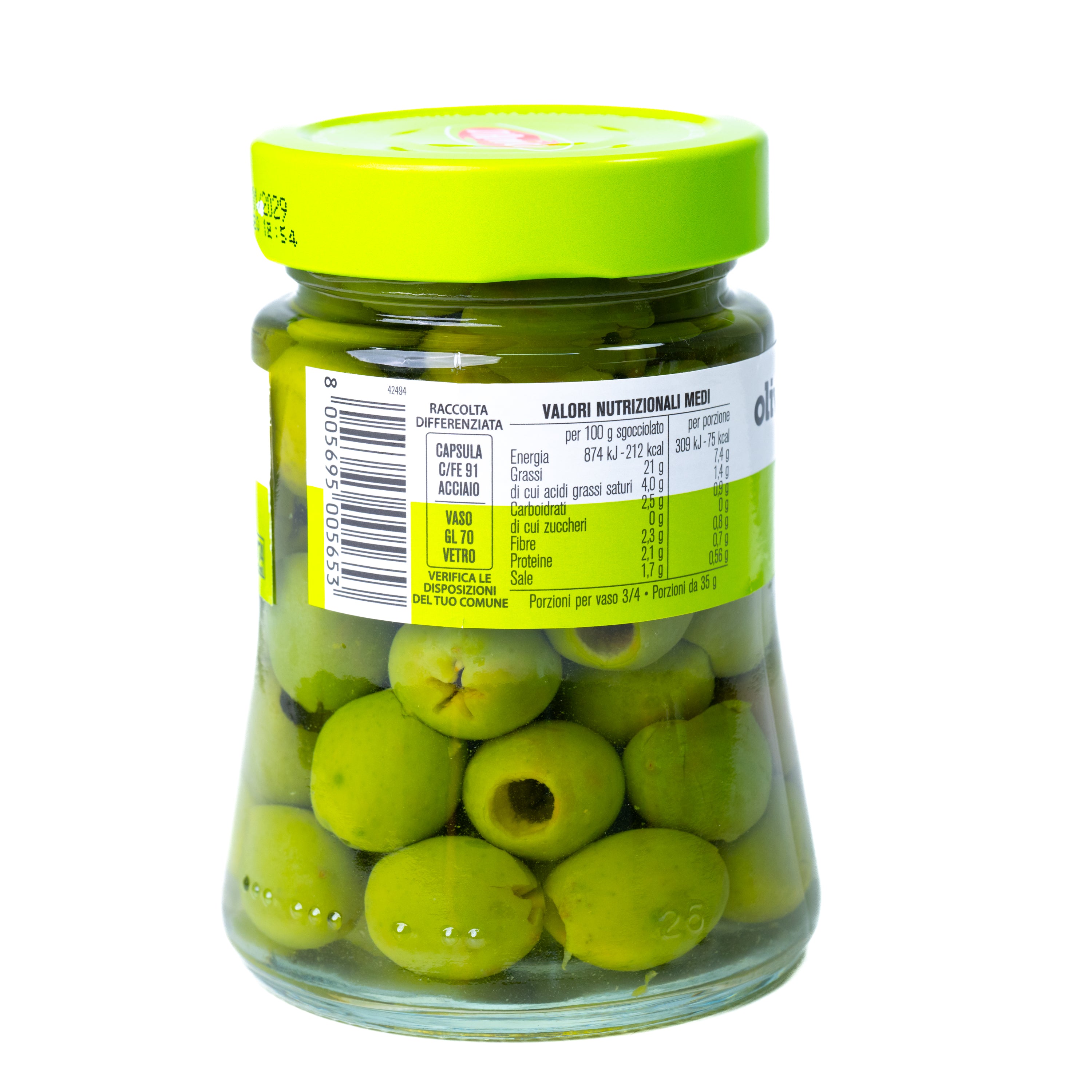 Măsline dulci fără sâmburi D'Amico, 290 g