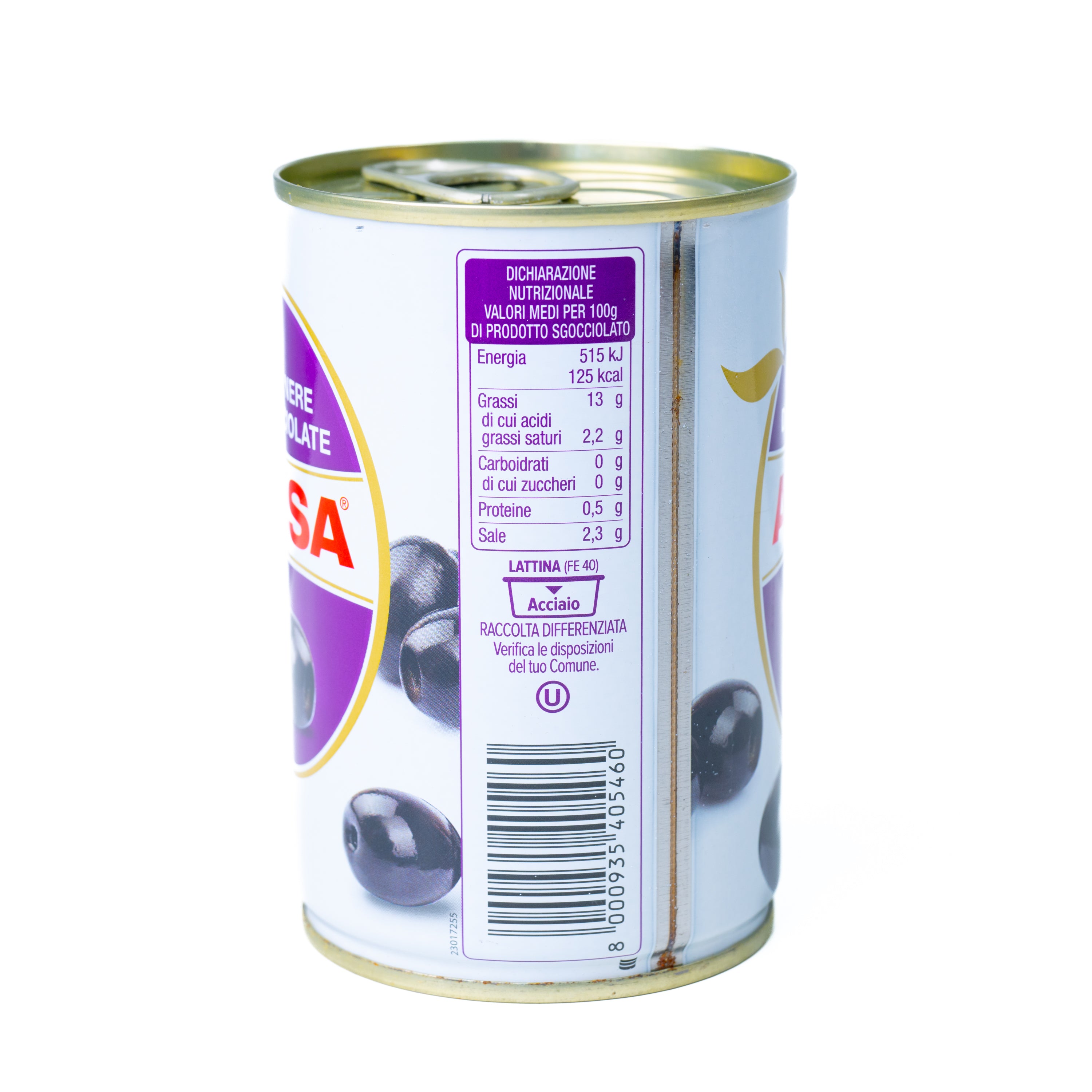 Măsline negre fără sâmburi Alisa, 280 g