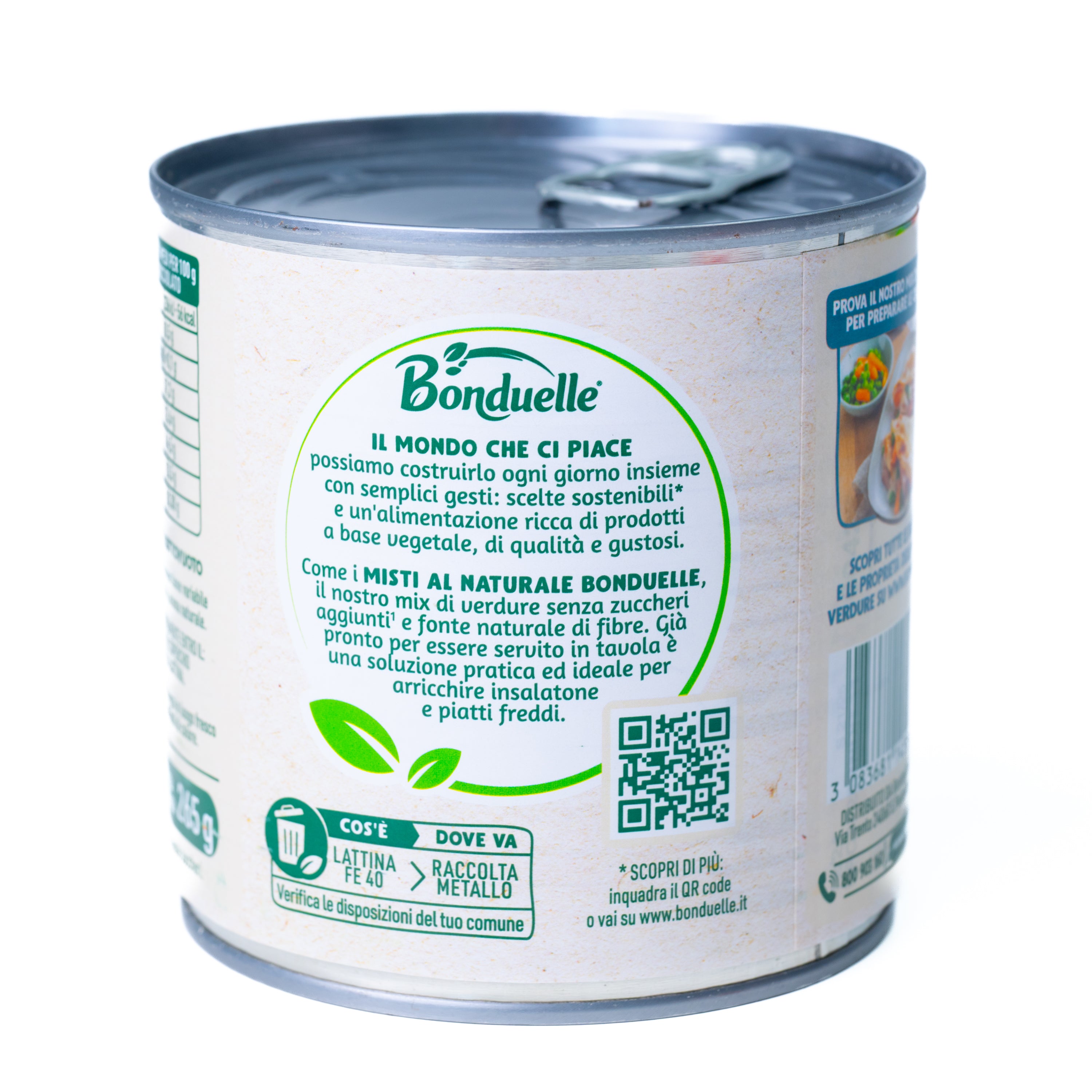 Mazăre și morcovi Bonduelle, fără zahăr adăugat, 305 g