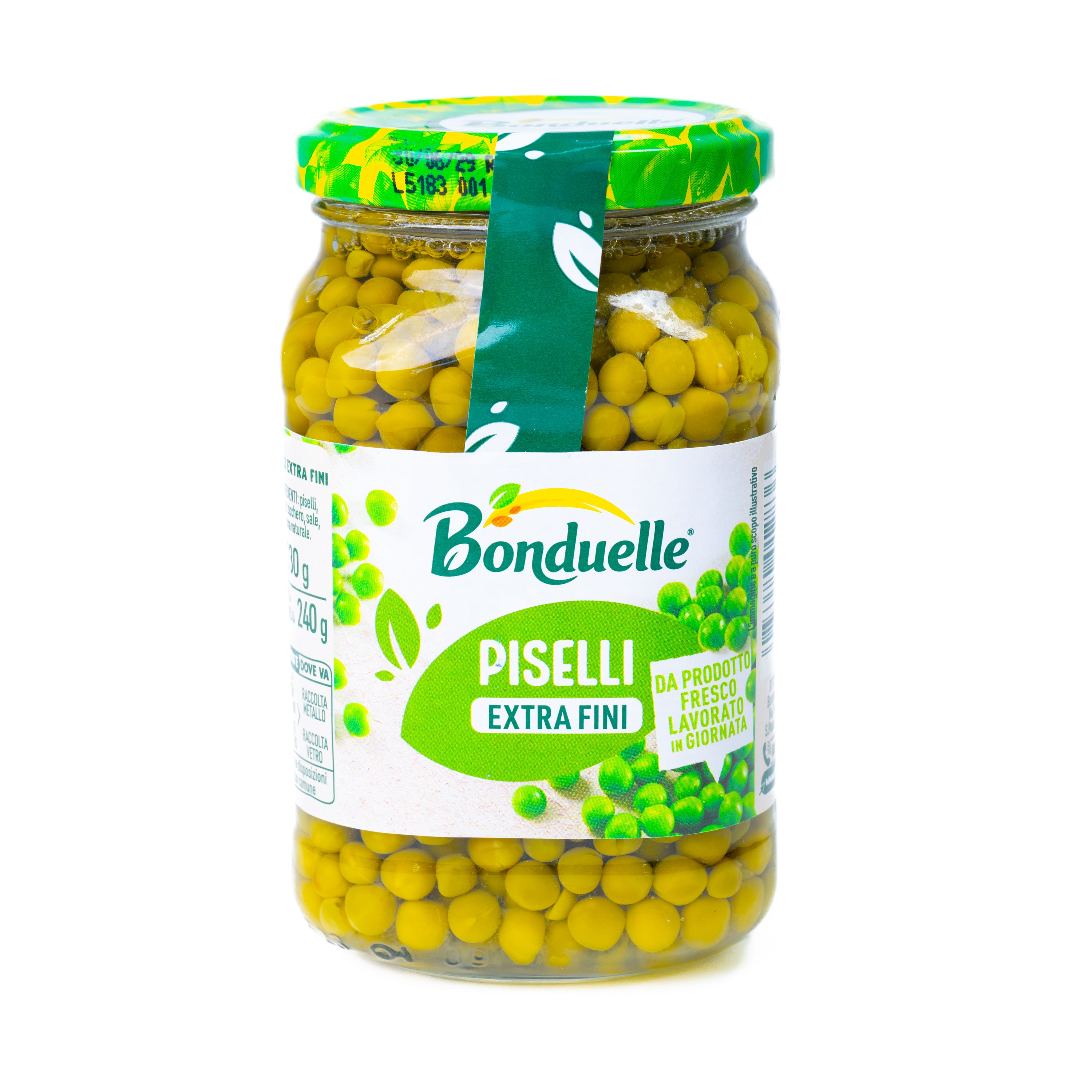 Mazăre verde extra fină Bonduelle, borcan, 330 g