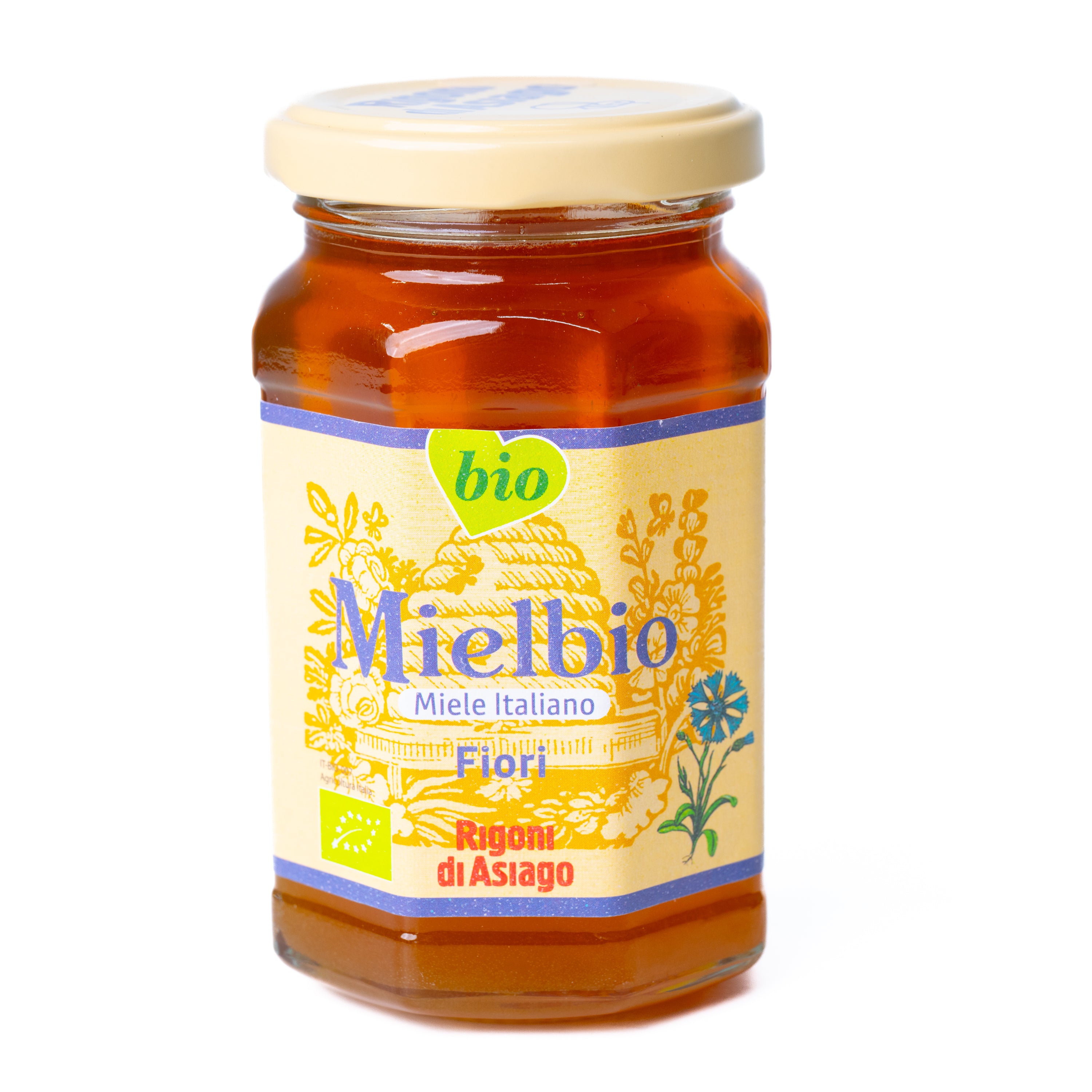 Miere bio din flori de câmp Rigoni di Asiago, 300 g