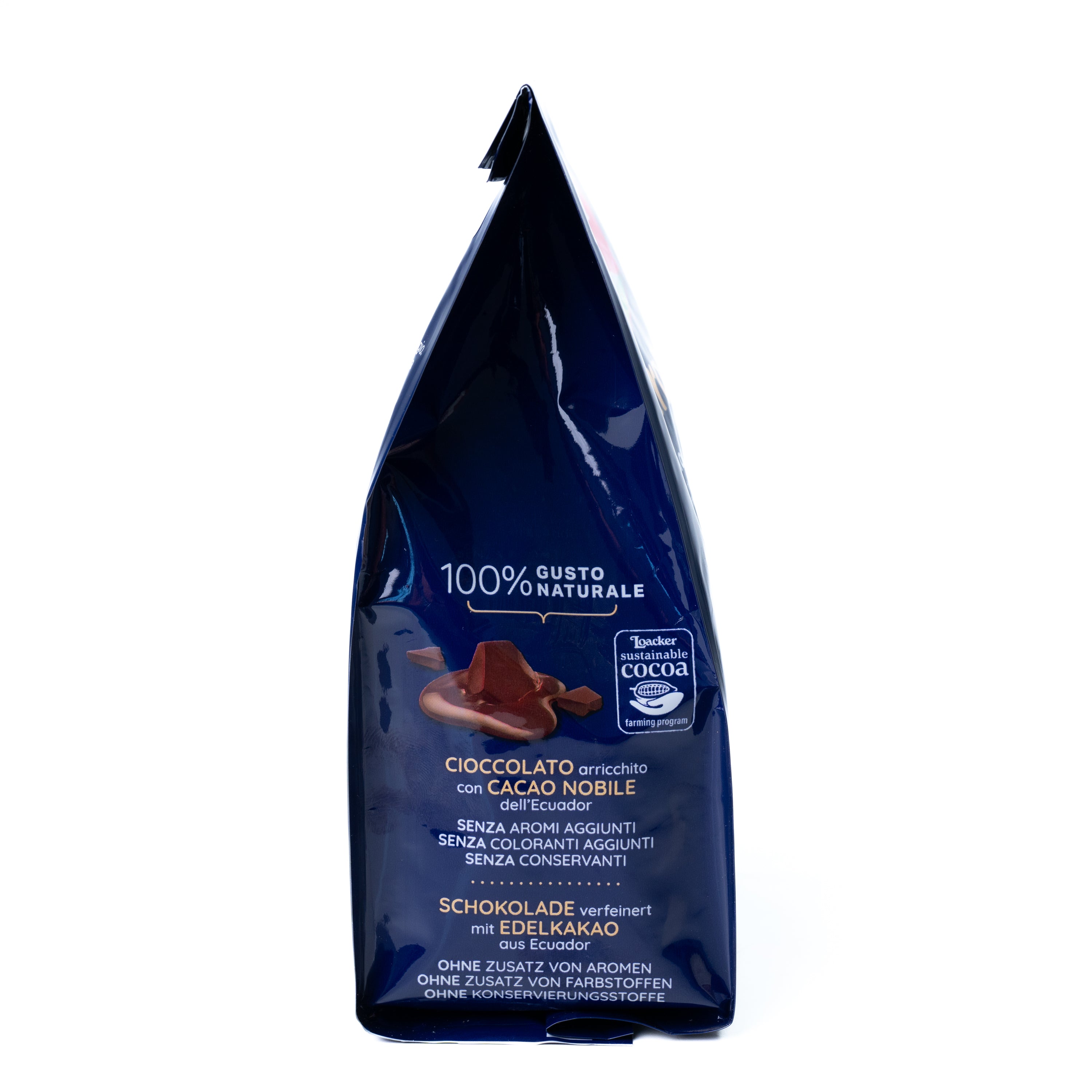 Napolitane Quadratini cu ciocolată Loacker, 125 g