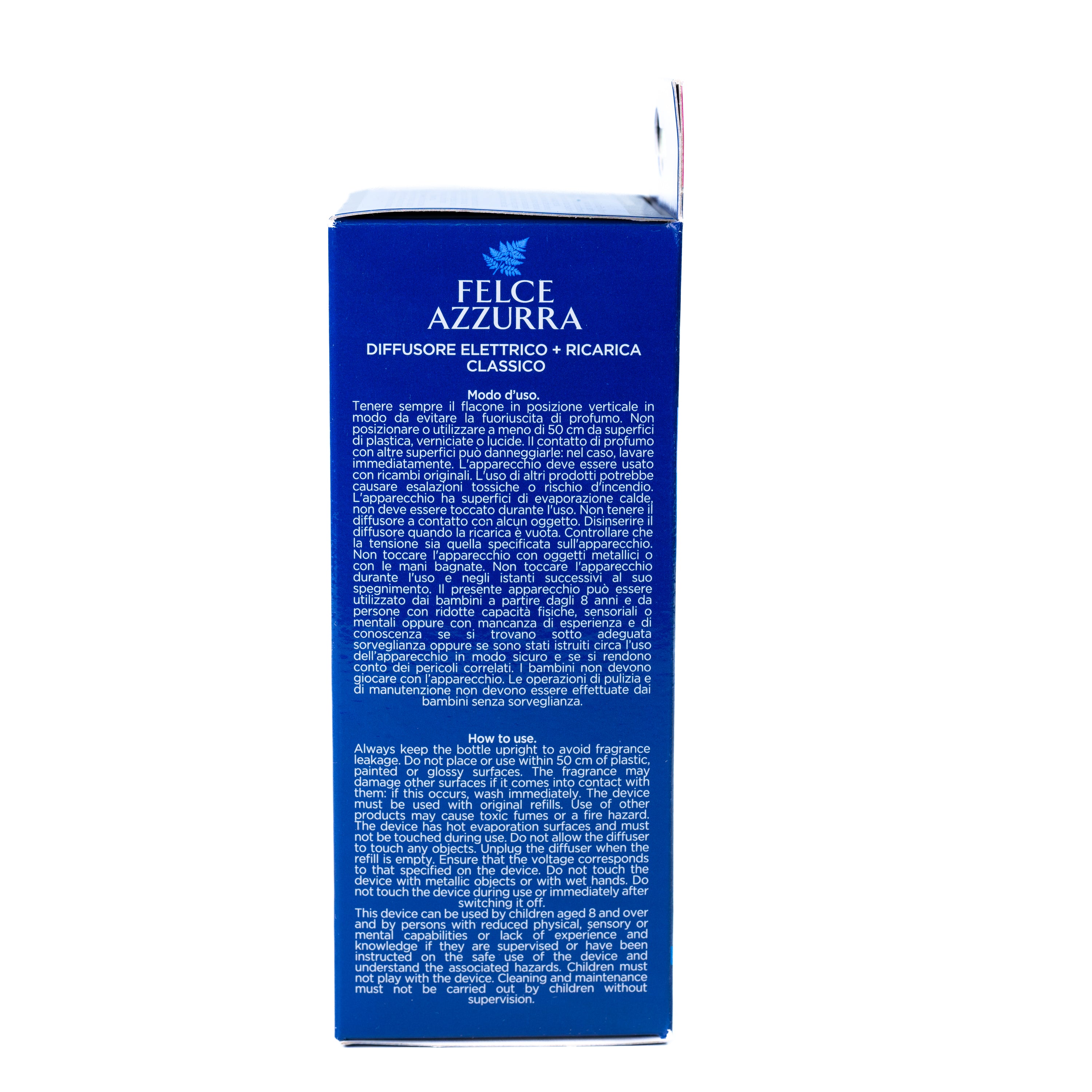 Odorizant electric Classico Felce Azzurra, aparat + rezervă 20 ml