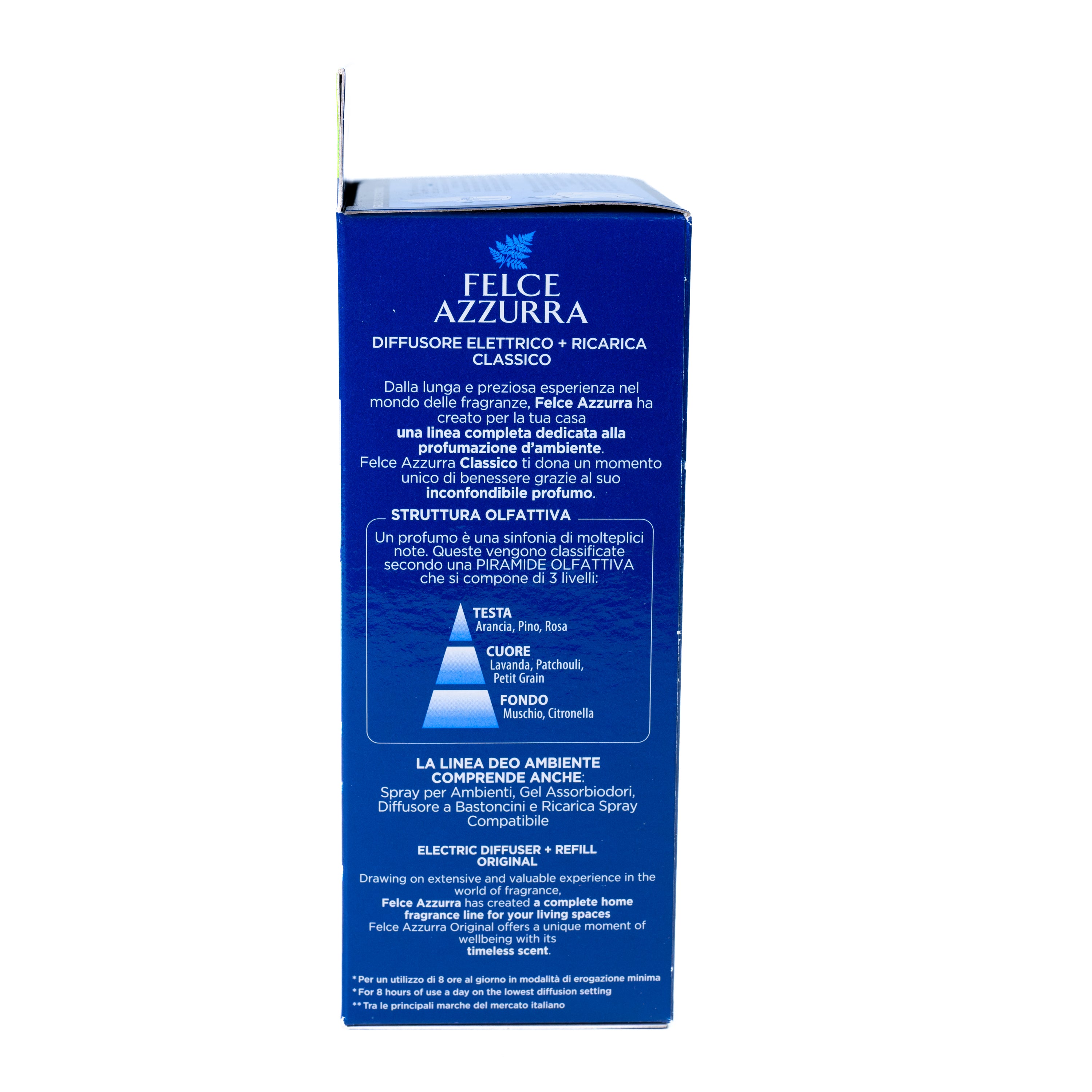 Odorizant electric Classico Felce Azzurra, aparat + rezervă 20 ml