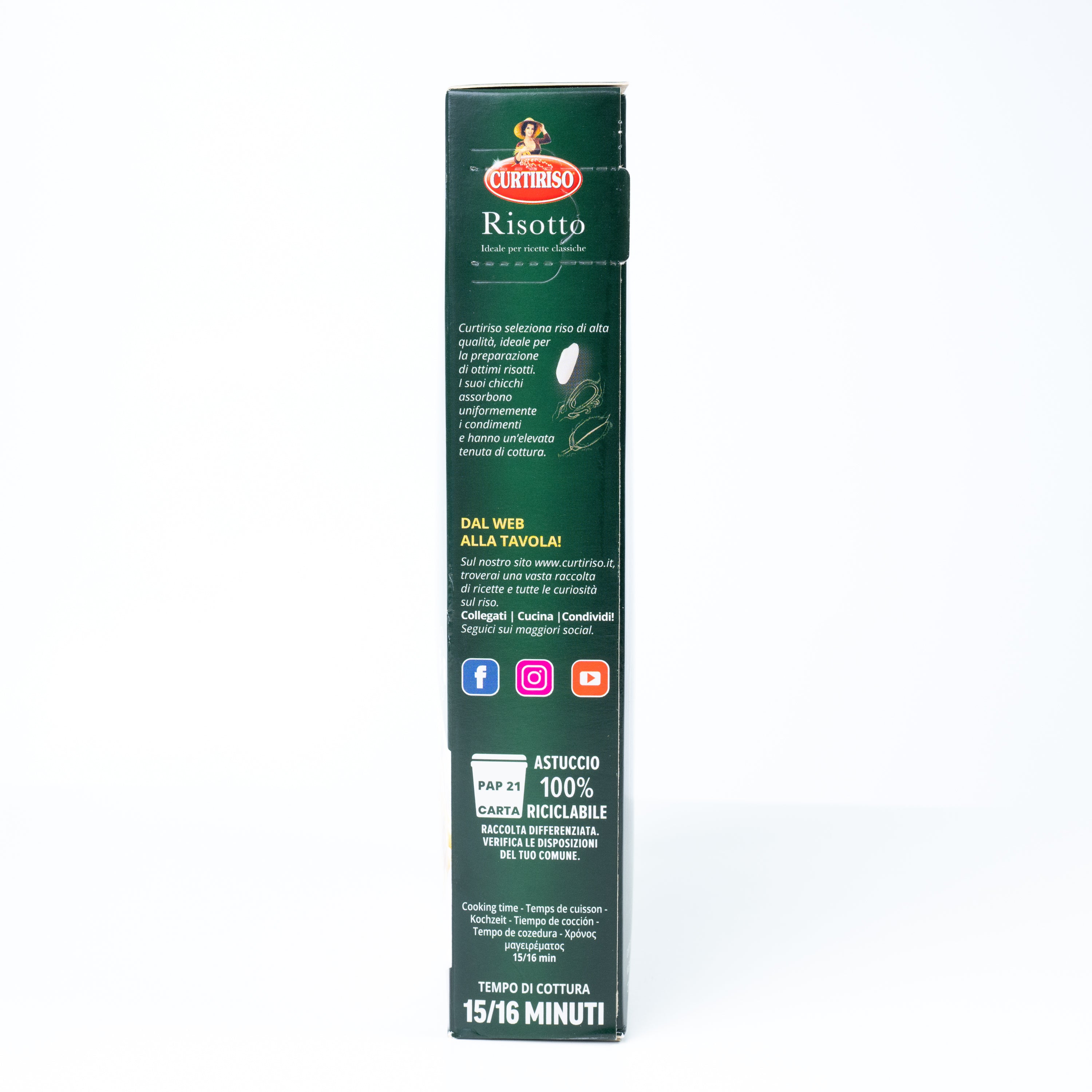 Orez pentru risotto Curtiriso, 1 kg
