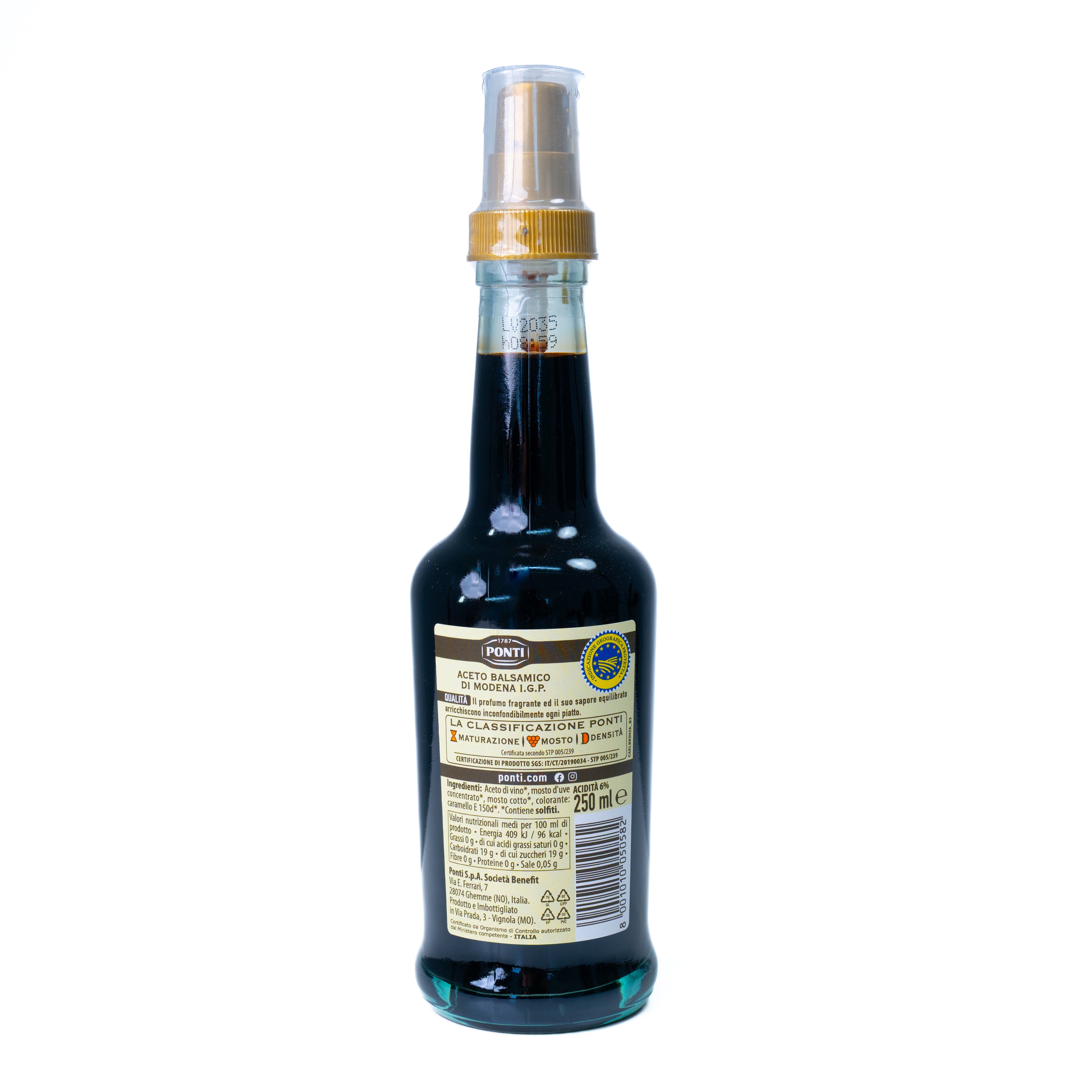 Oțet balsamic de Modena spray Ponti, 250 ml