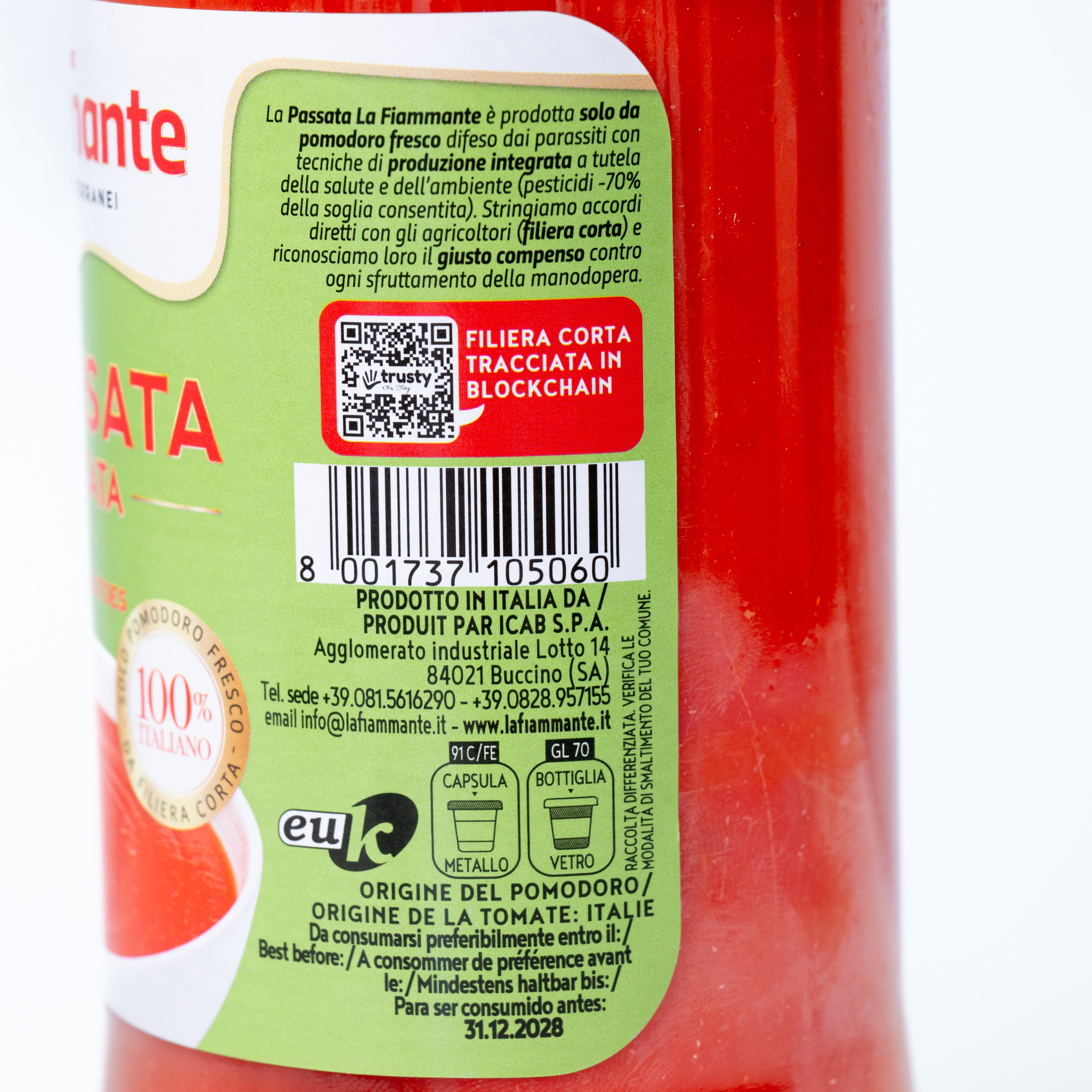 Passata clasică La Fiammante, 690 g