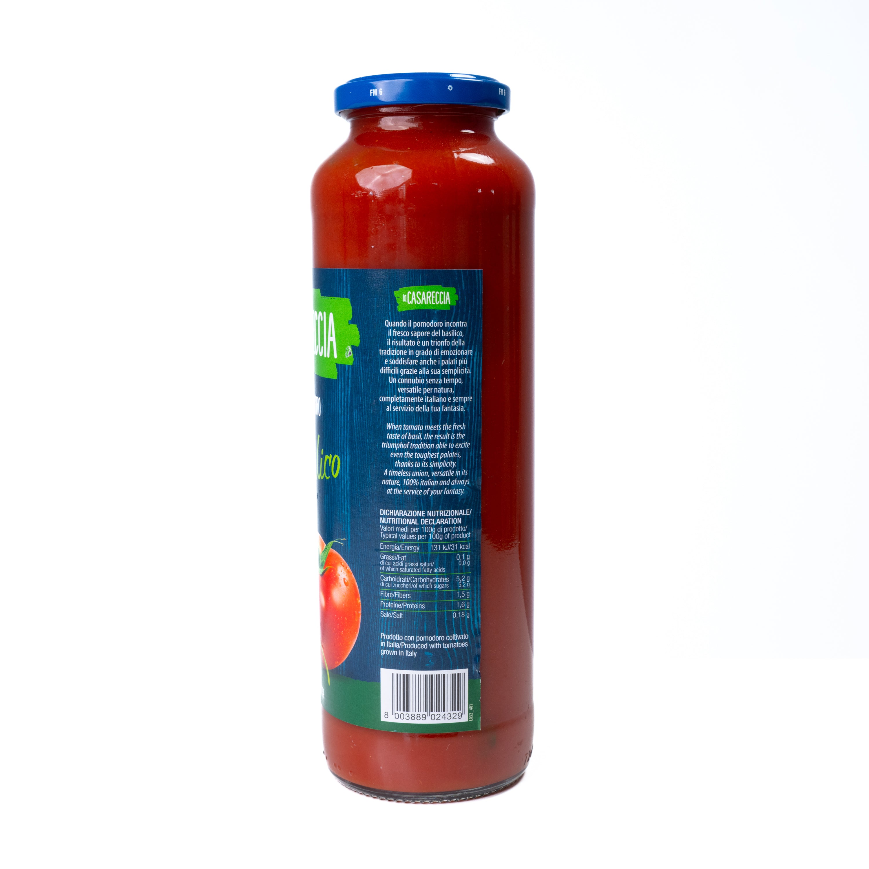 Passata cu busuioc La Casareccia, 680 g