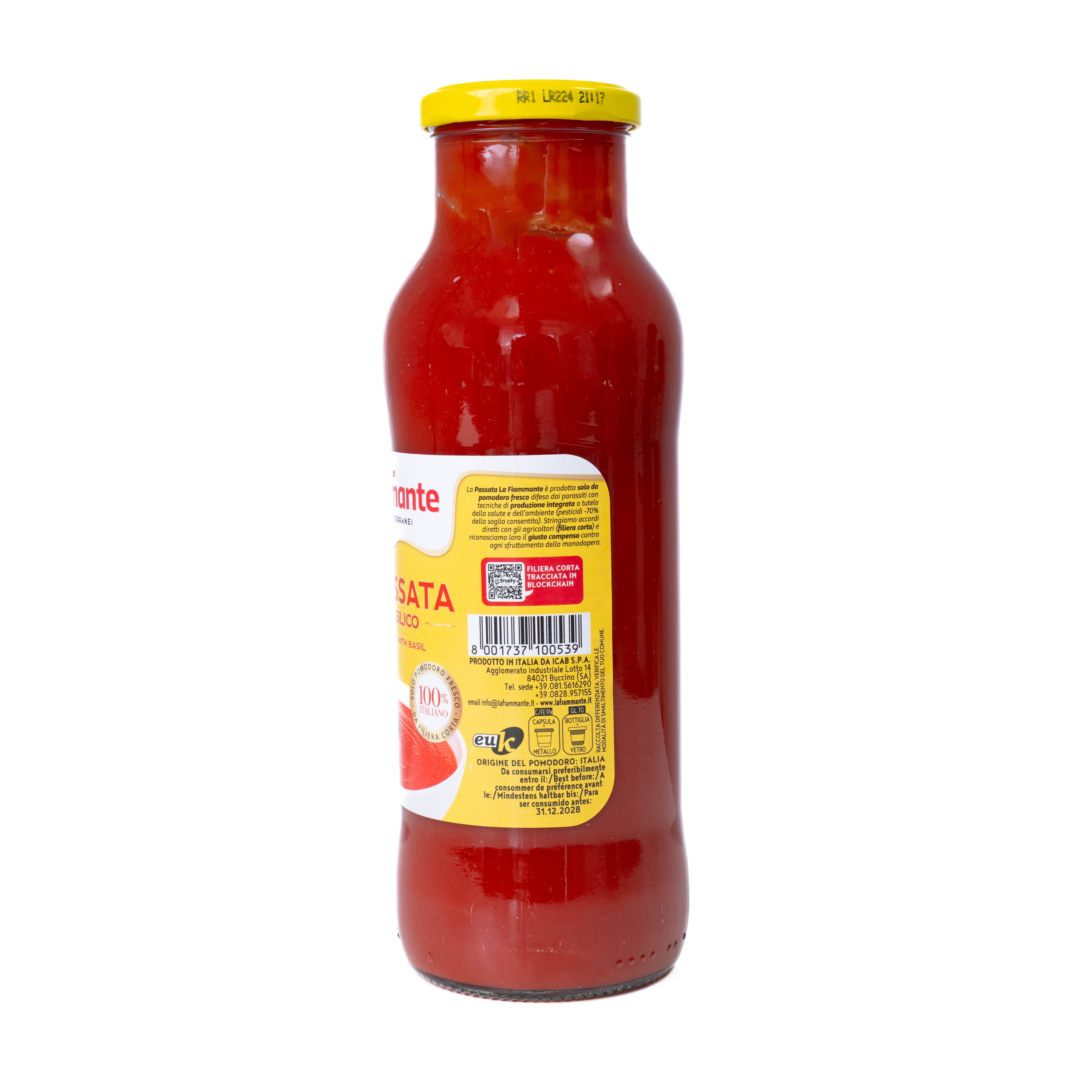 Passata cu busuioc La Fiammante, 680 g