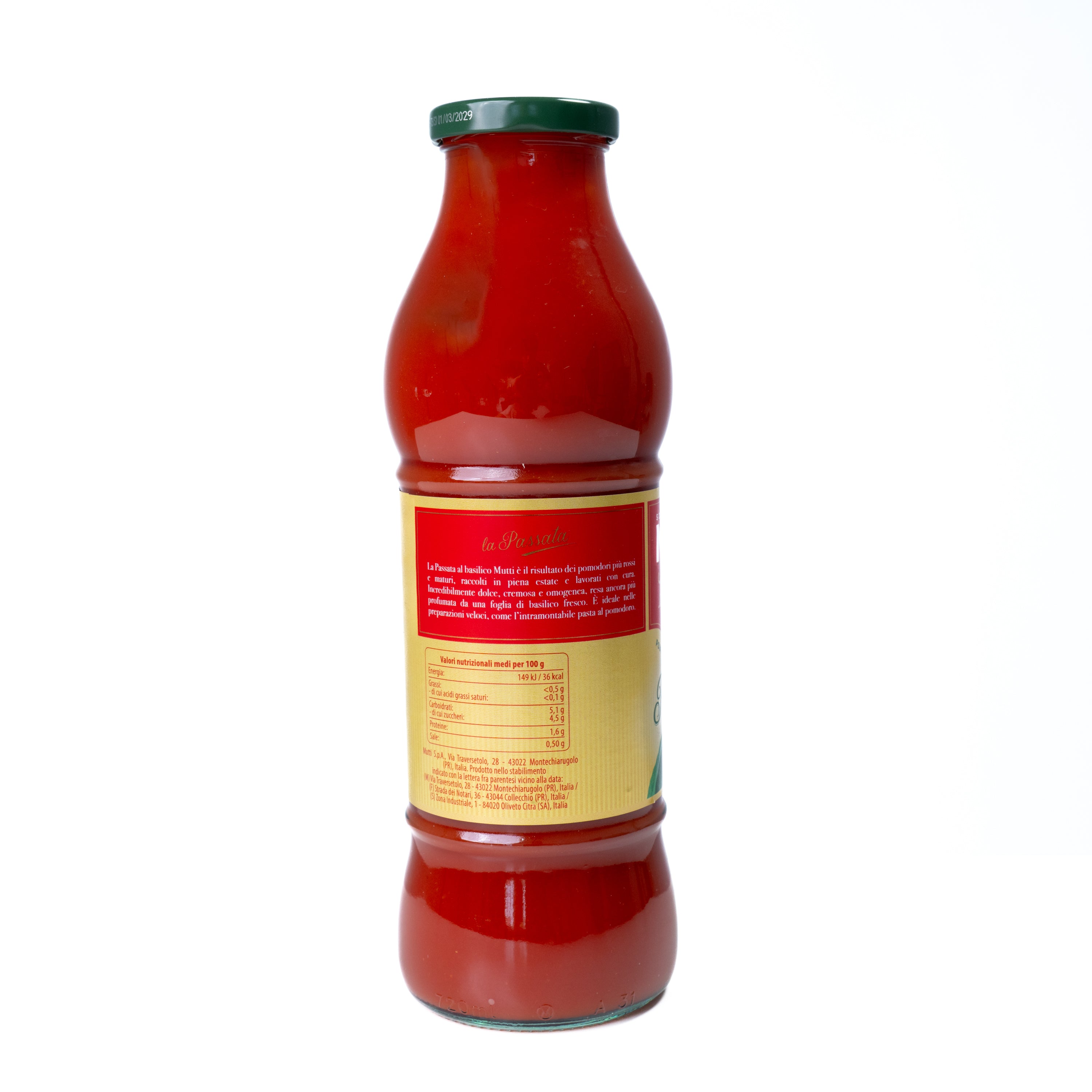Passata cu busuioc Mutti, 700 g