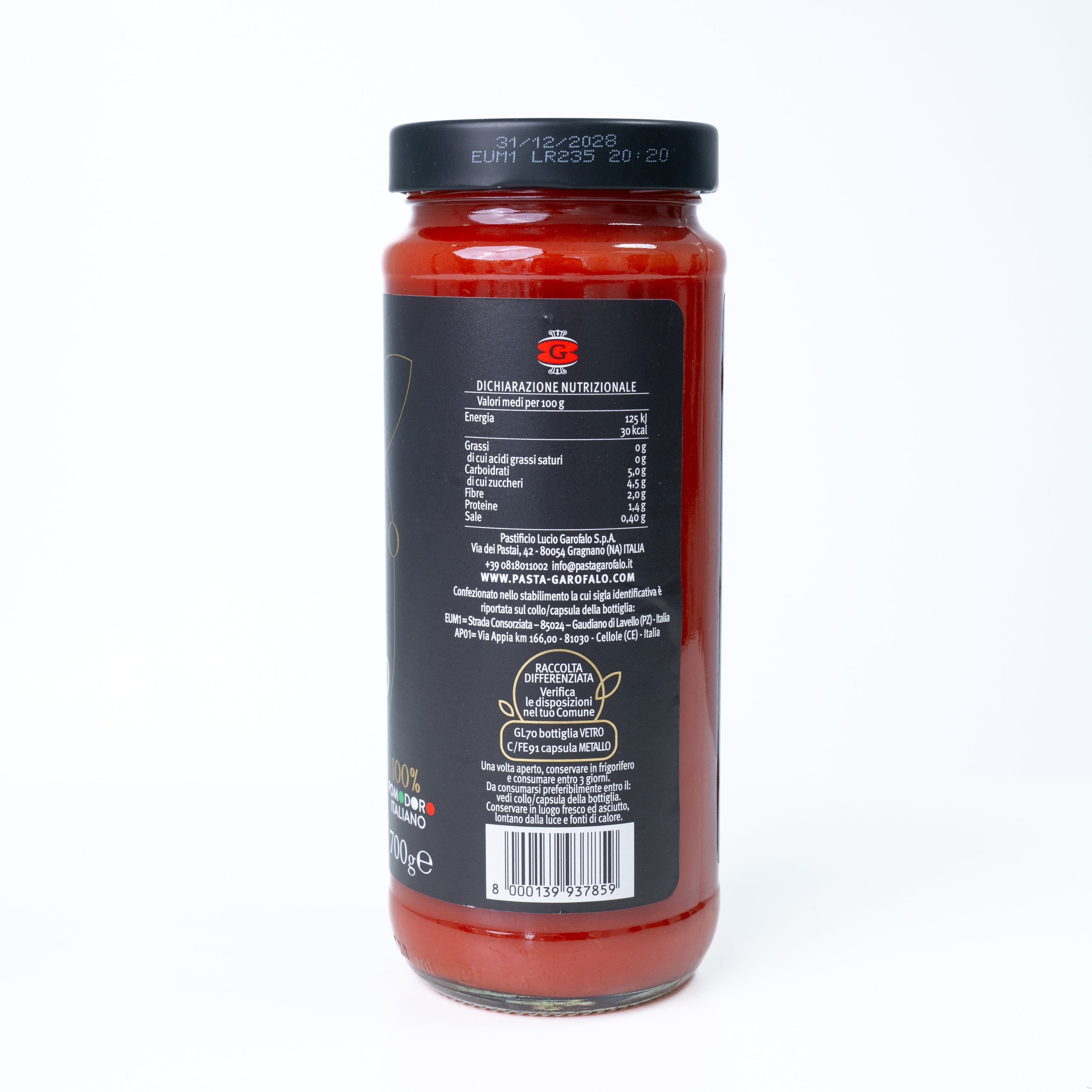 Passata de roșii Garofalo, 700 g